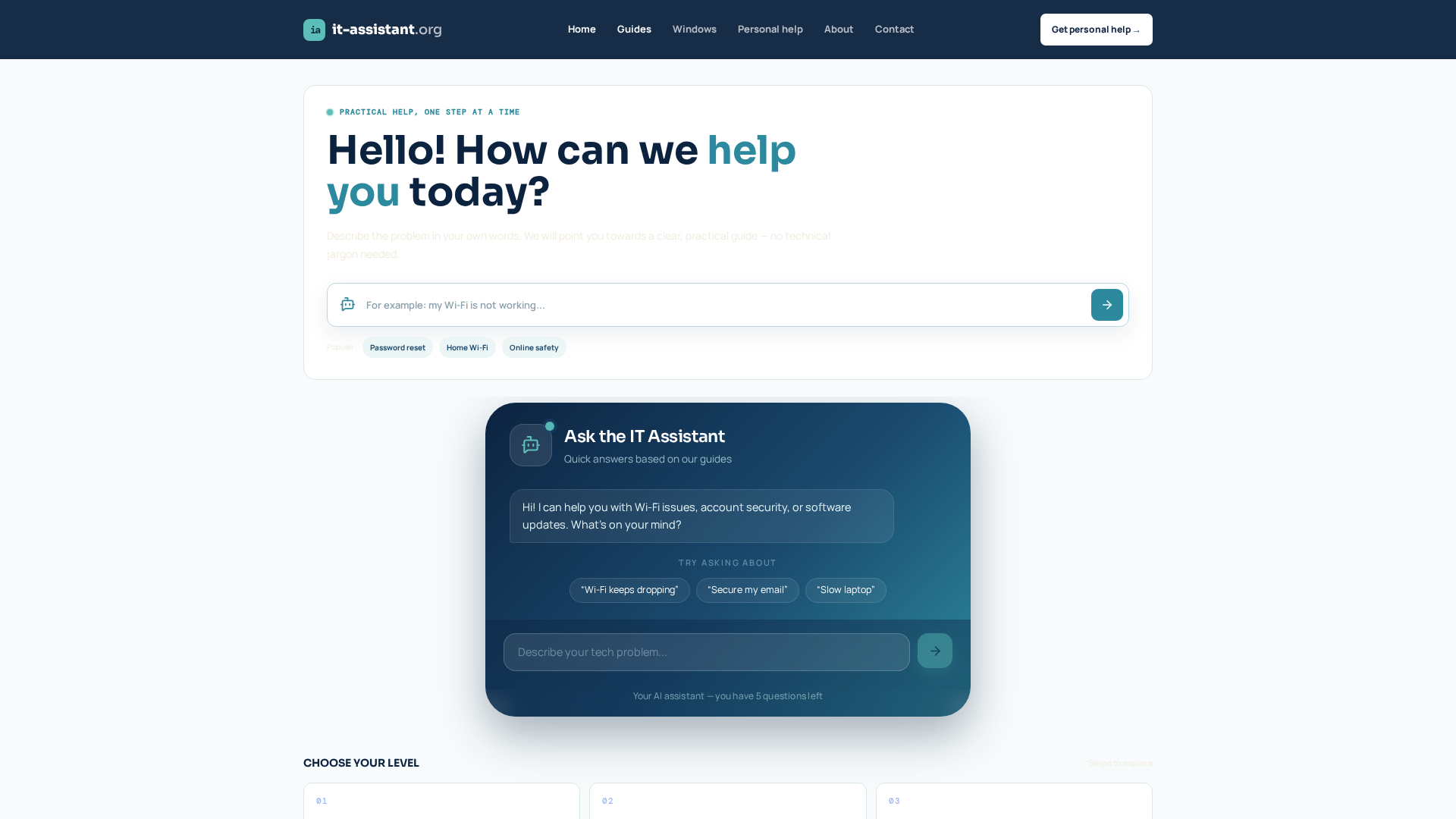 IT Assistant — Practical technology guides