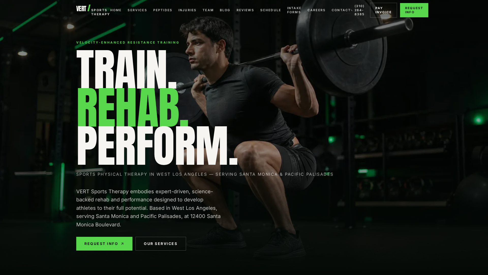 Patient Intake Forms — VERT Sports Therapy