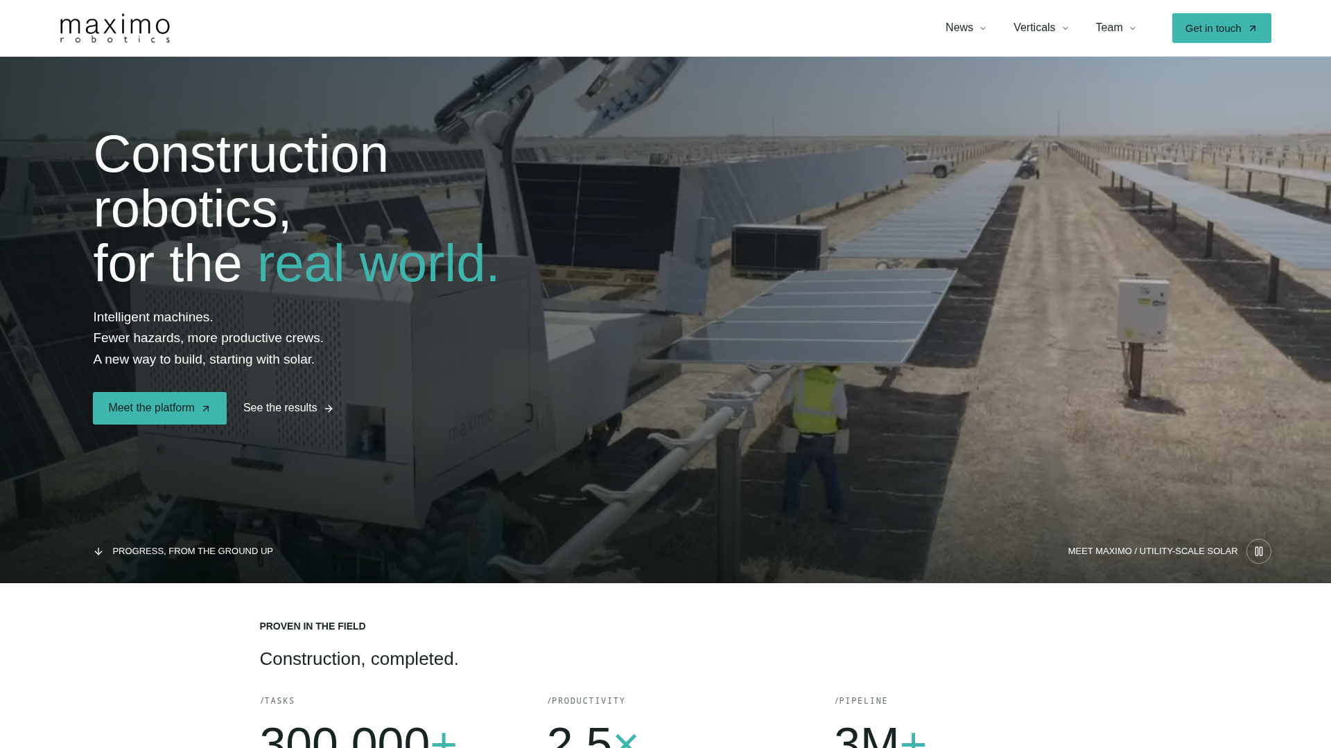 Embodied Learning Technology Careers in embodied AI and construction robotics | Maximo Robotics