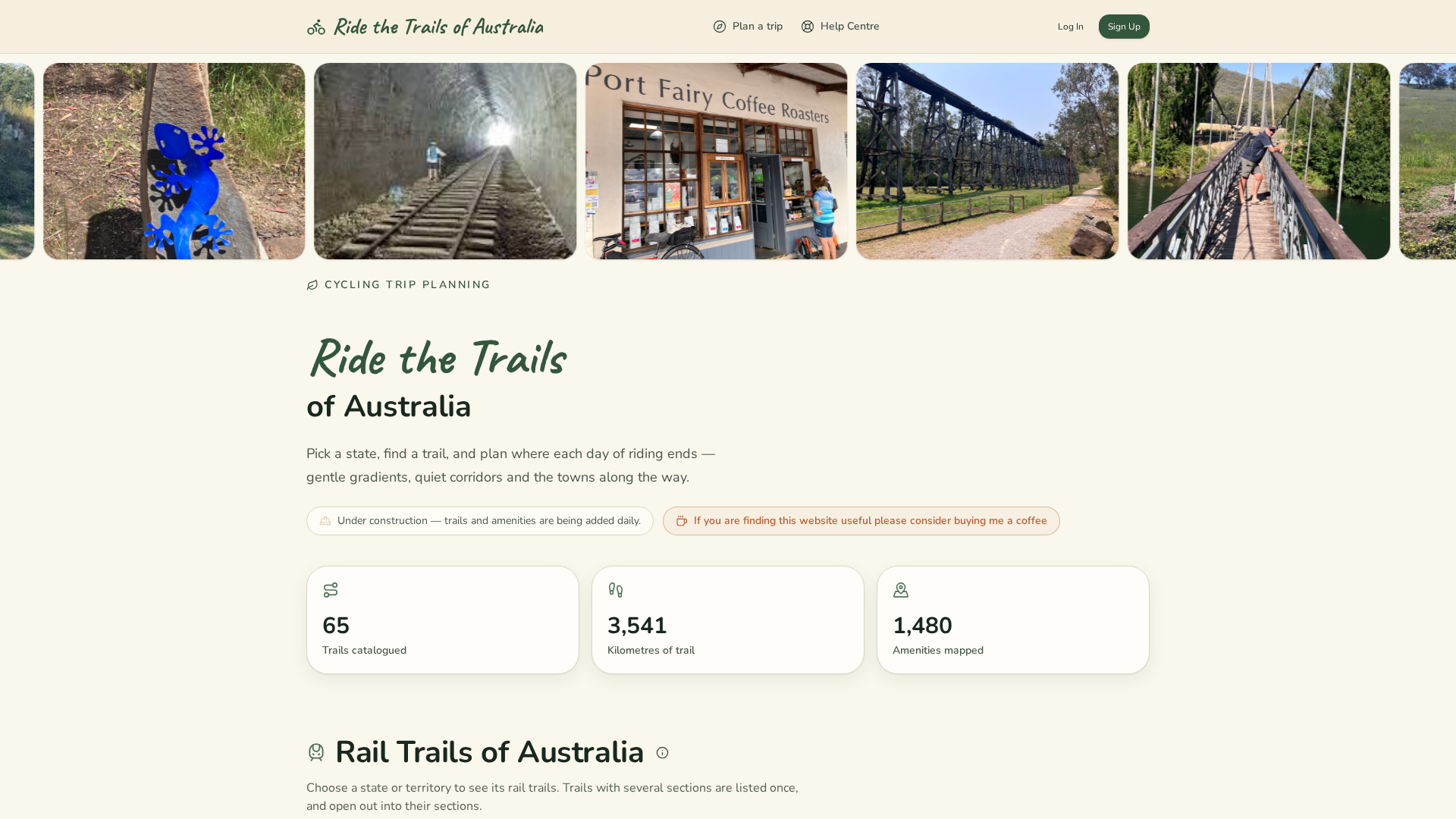 Walking Path Railing Atherton Tablelands Rail Trail — Ride the Trails of Australia