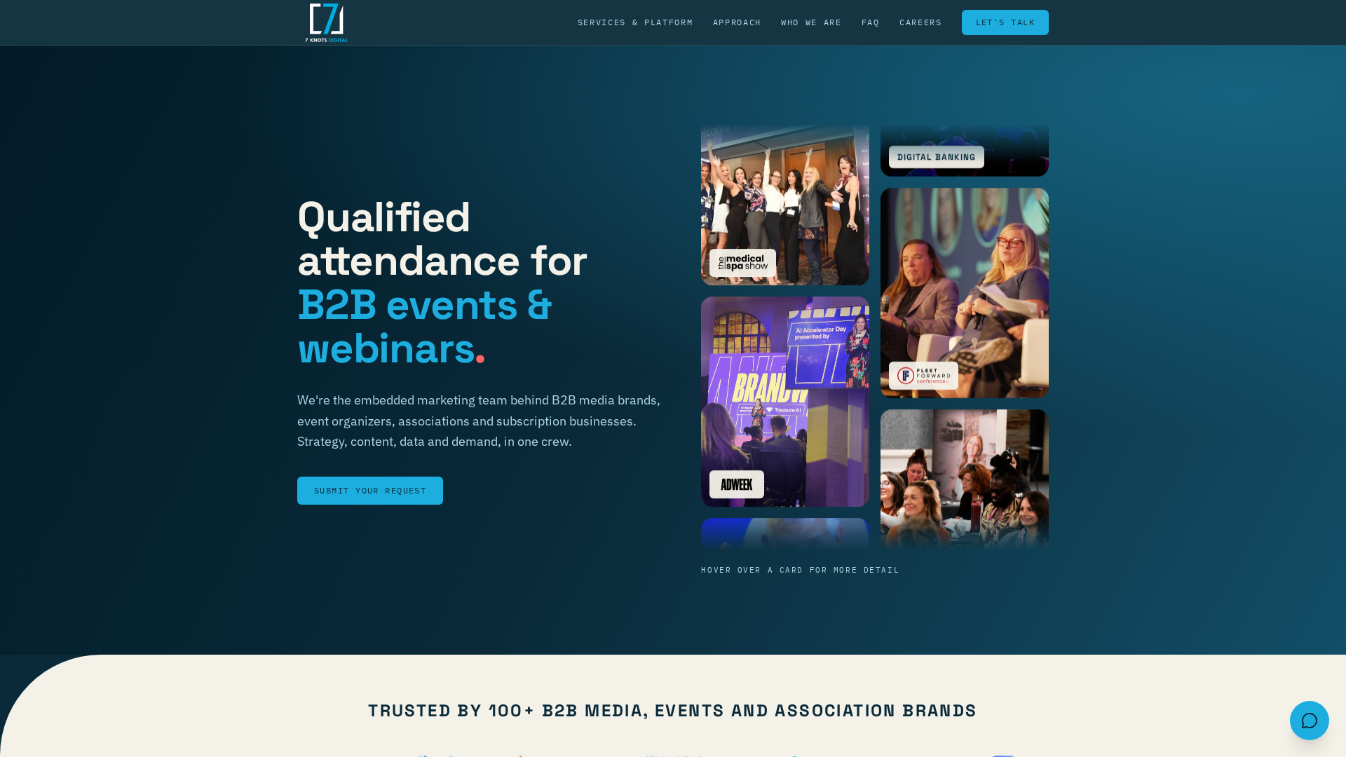 7 Knots Digital website preview