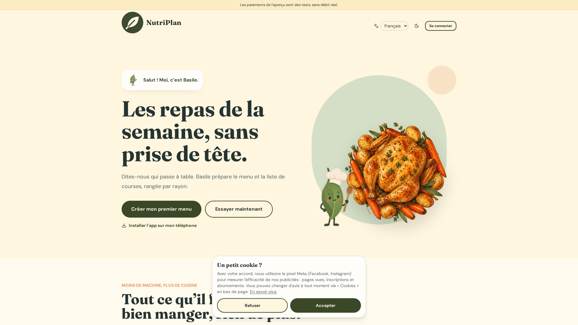 Visuel de couverture de NutriPlan