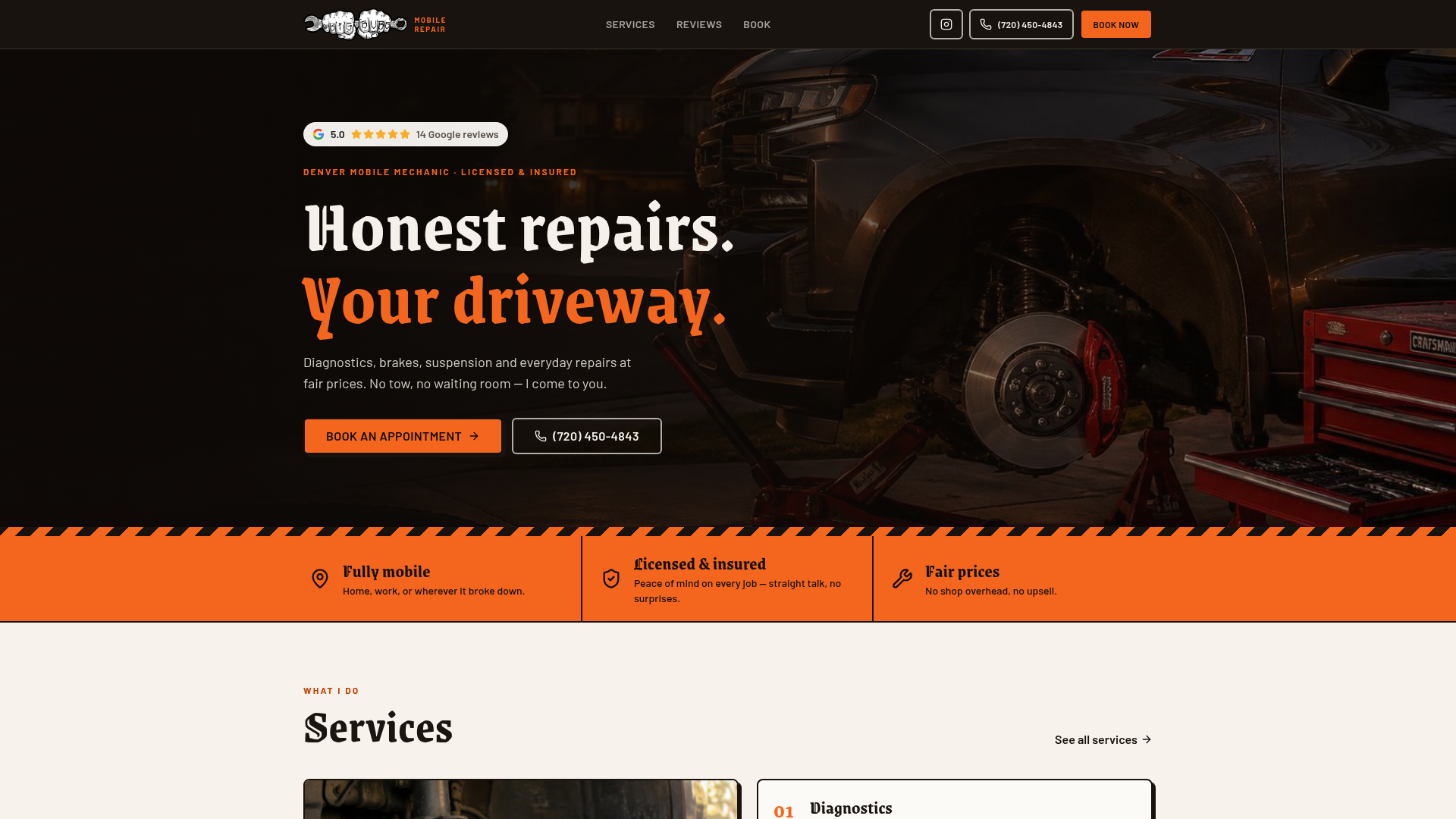 Modular Homes Denver Big Bubs Mobile Repair — Honest Mobile Mechanic in Denver