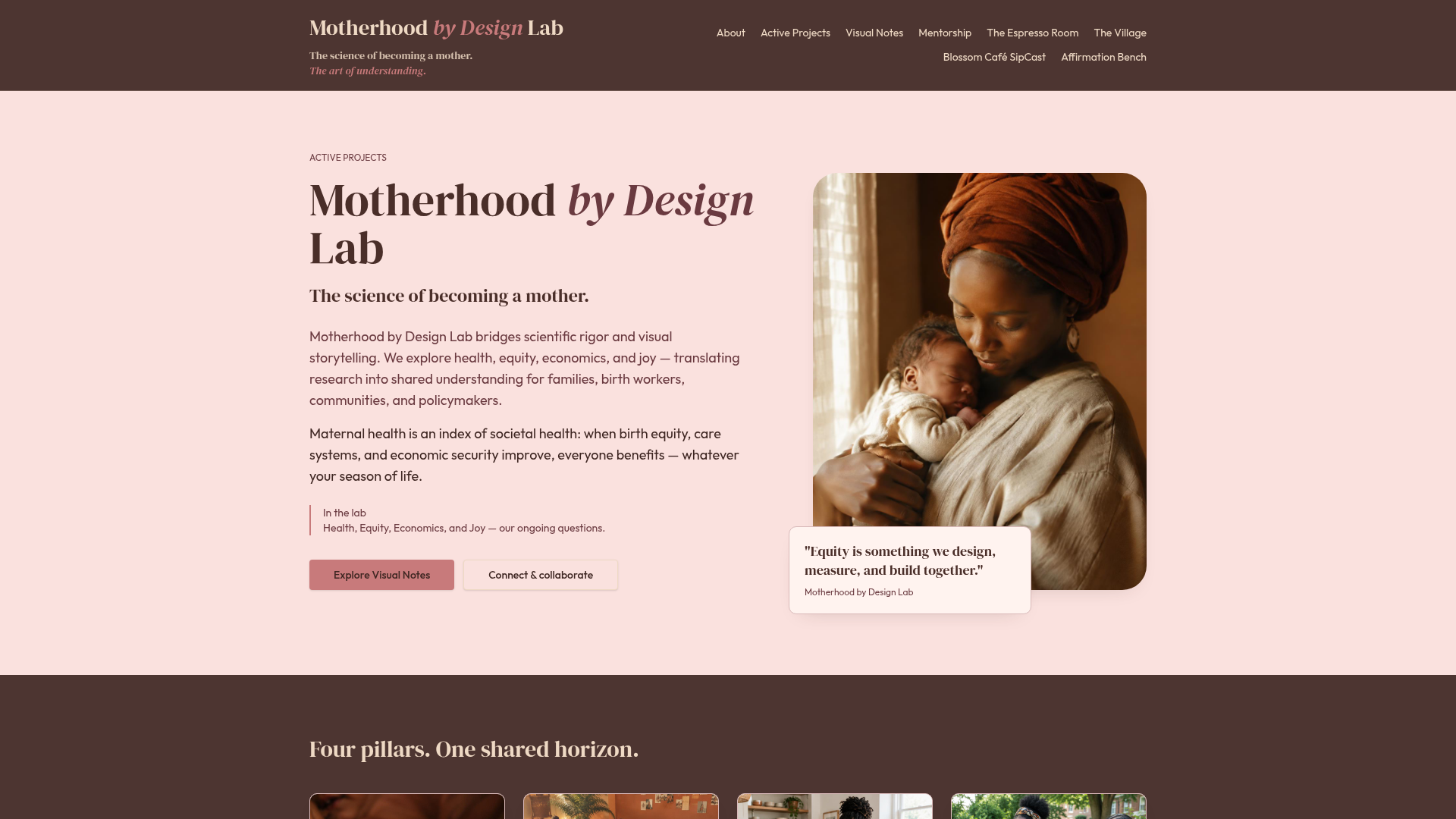 Lab Visual Child About — Motherhood by Design Lab
