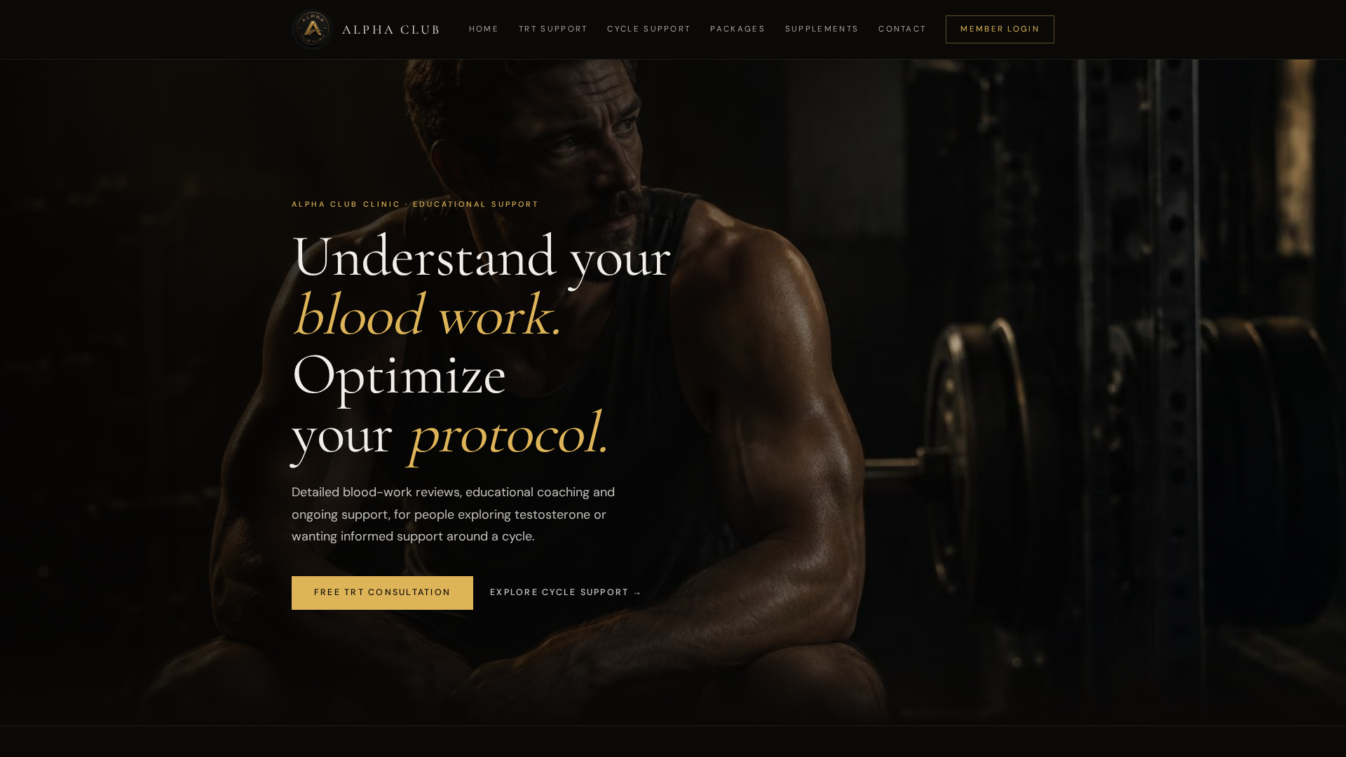 Cycle Support | Alpha Club Clinic