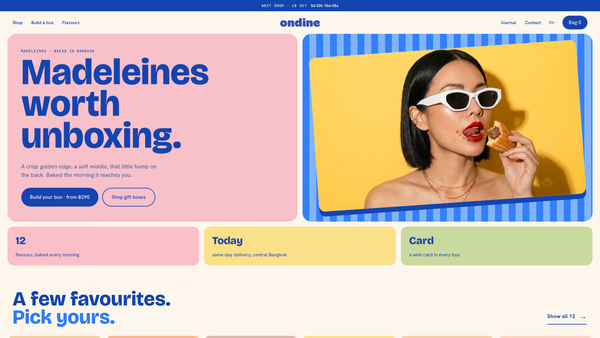 Madeleines Worth Unboxing — Ondine