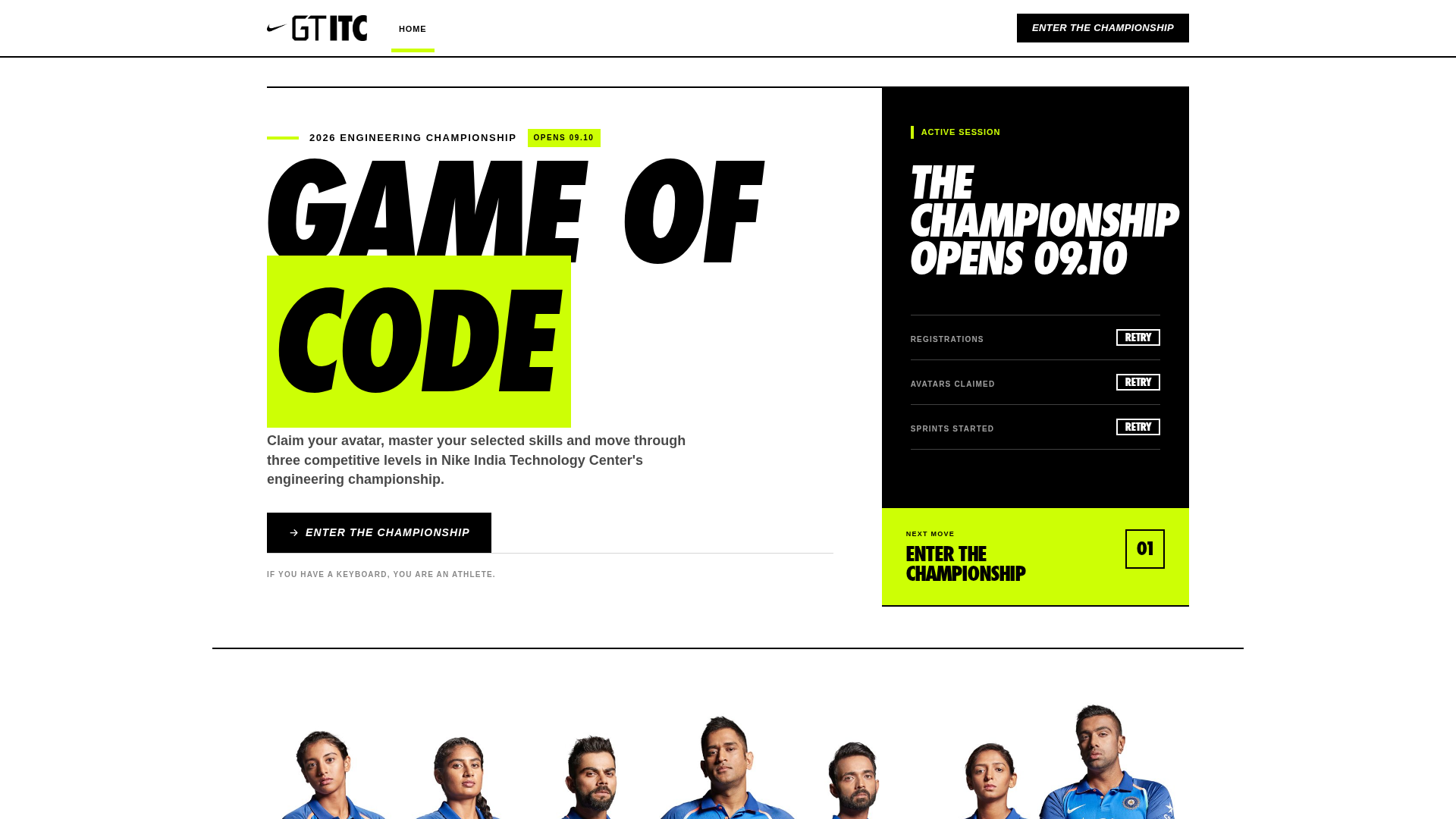 Nike Game of Code — Internal Engineering Championship