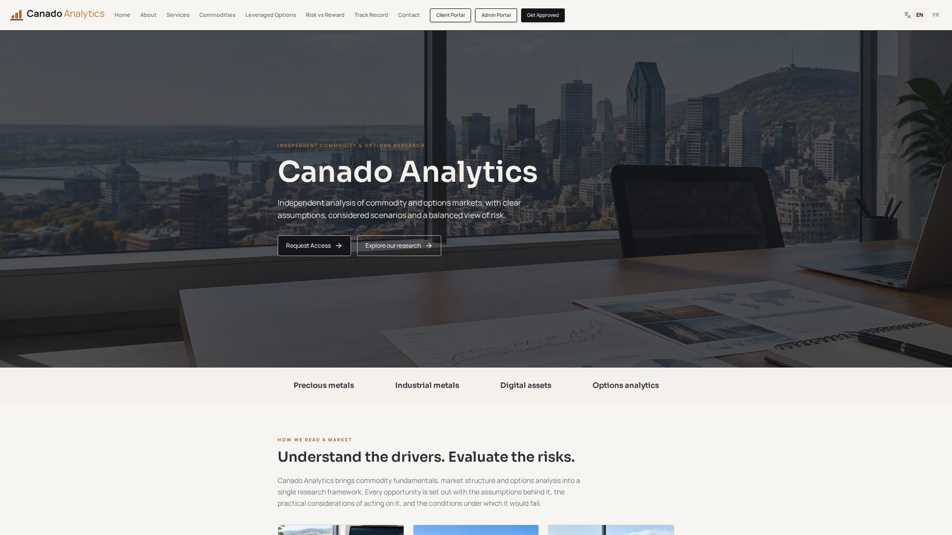 Client Portal | Canado Analytics