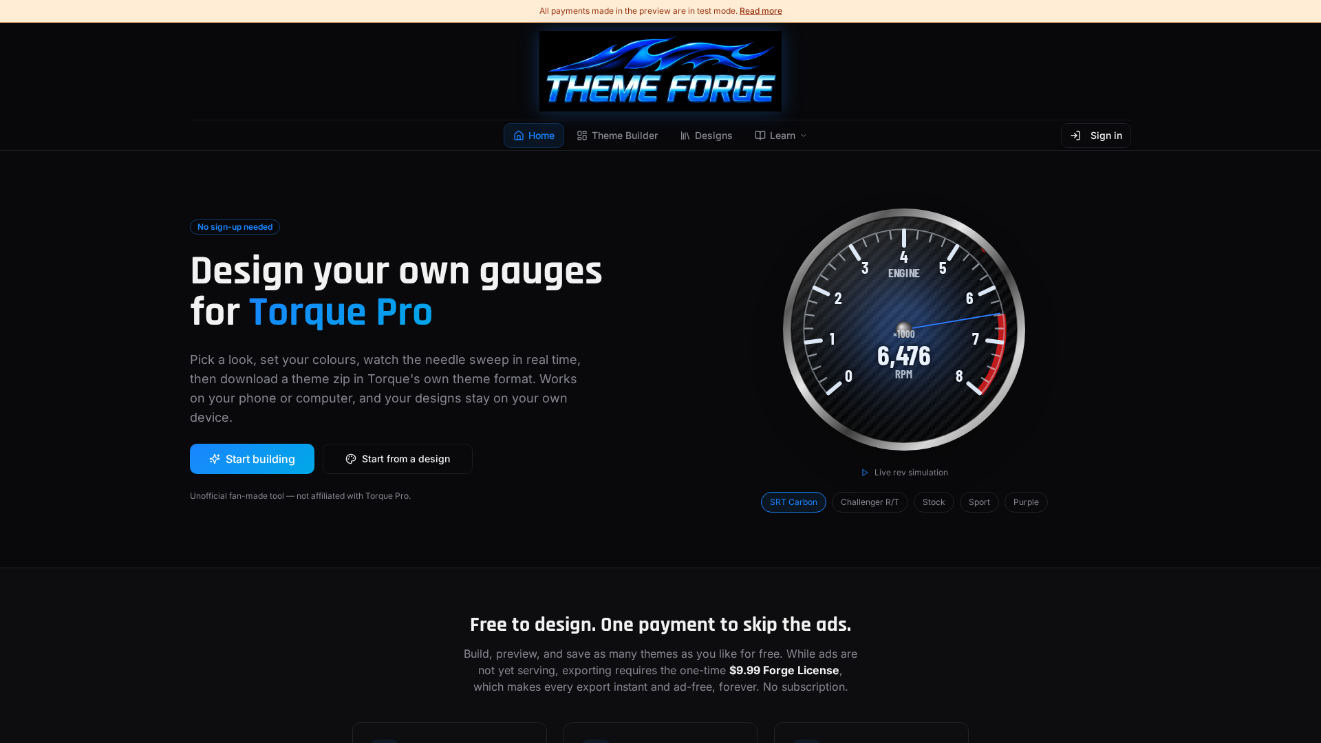 Custom R Design Troubleshooting Custom Torque Themes | Theme Forge