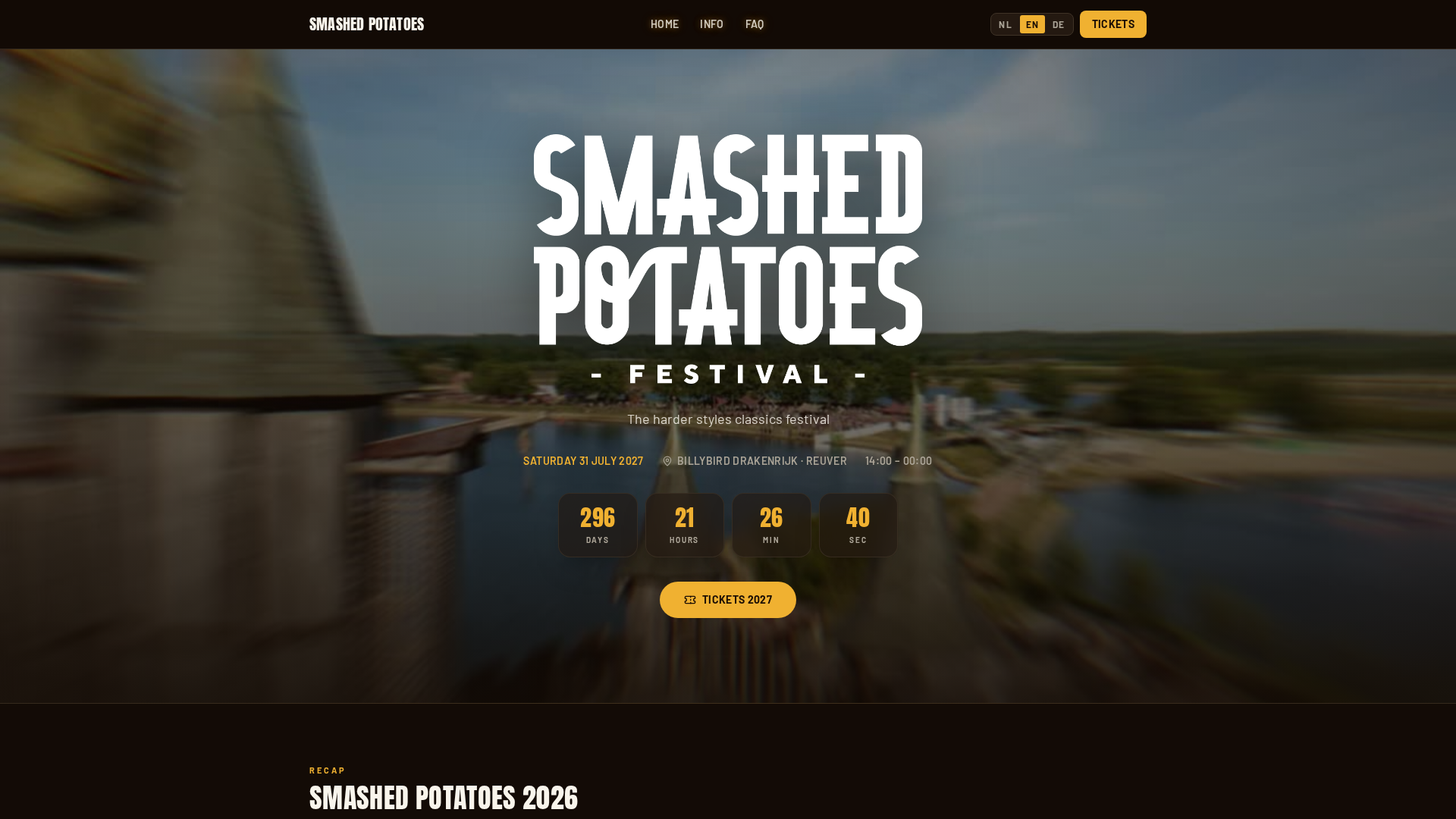 Smashed Potatoes Festival 2027 artwork