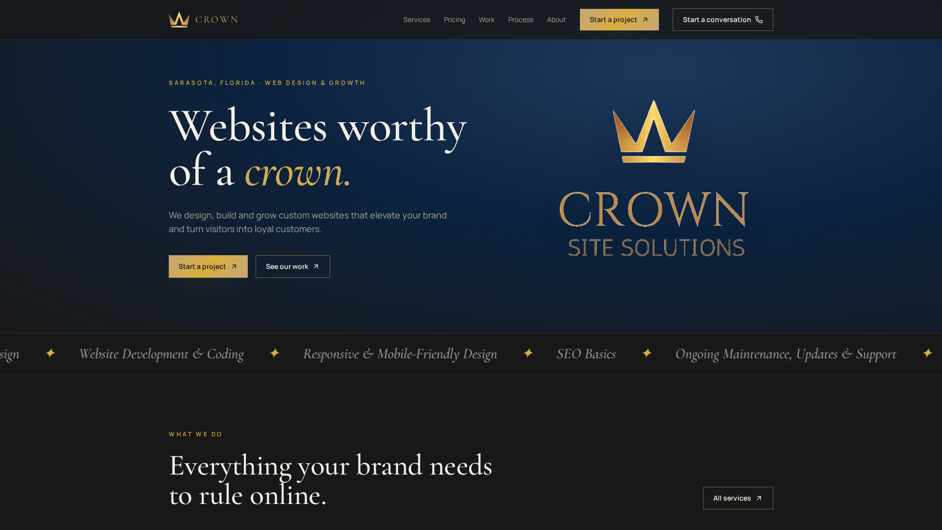 Disign Web Crown Site Solutions | Web Design in Sarasota, FL