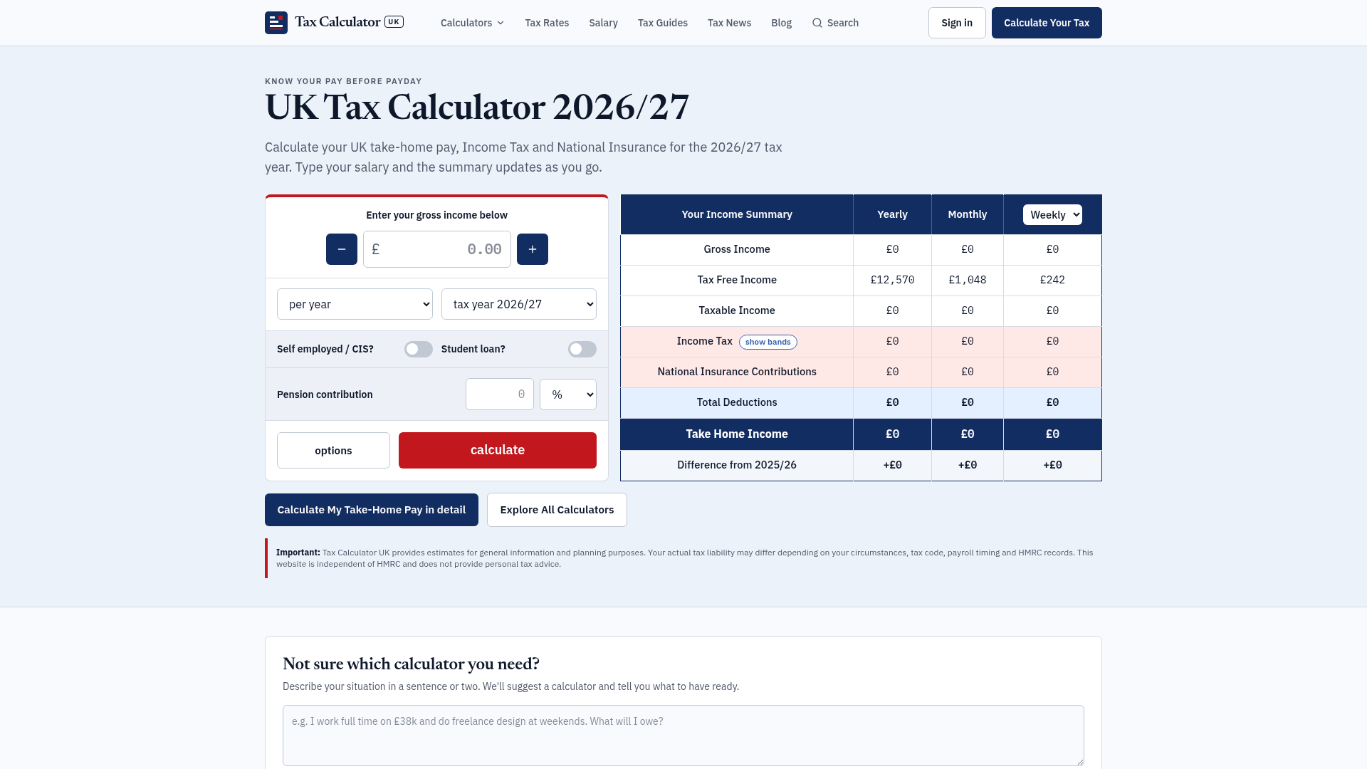 UK Tax Rates 2026/27 | Income Tax, NI, Student Loan & Dividend Rates