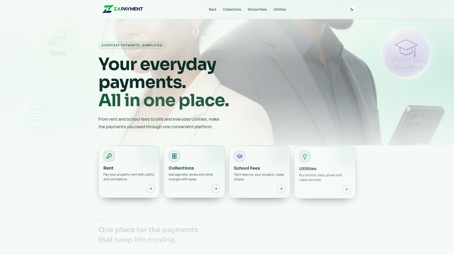 Everyday utility payments — ZaPayment