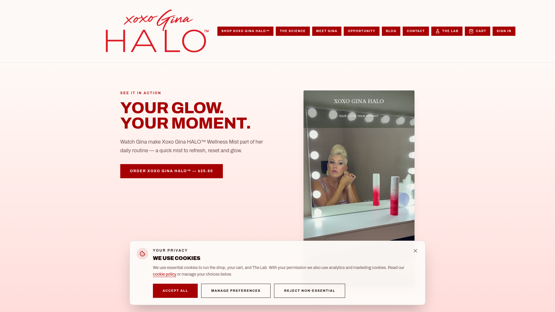 Hypochlorous Acid Spray for Face — How to Use It | Xoxo Gina HALO™