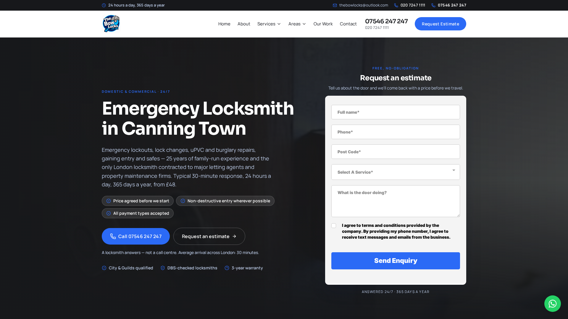 Locksmith Clapham SW4 | Emergency Locksmith 24/7 | The Bow Locks