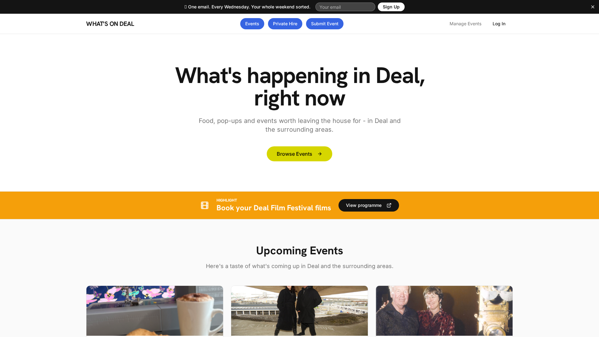 Deal In What's On Deal — Events & things to do in Deal, Kent
