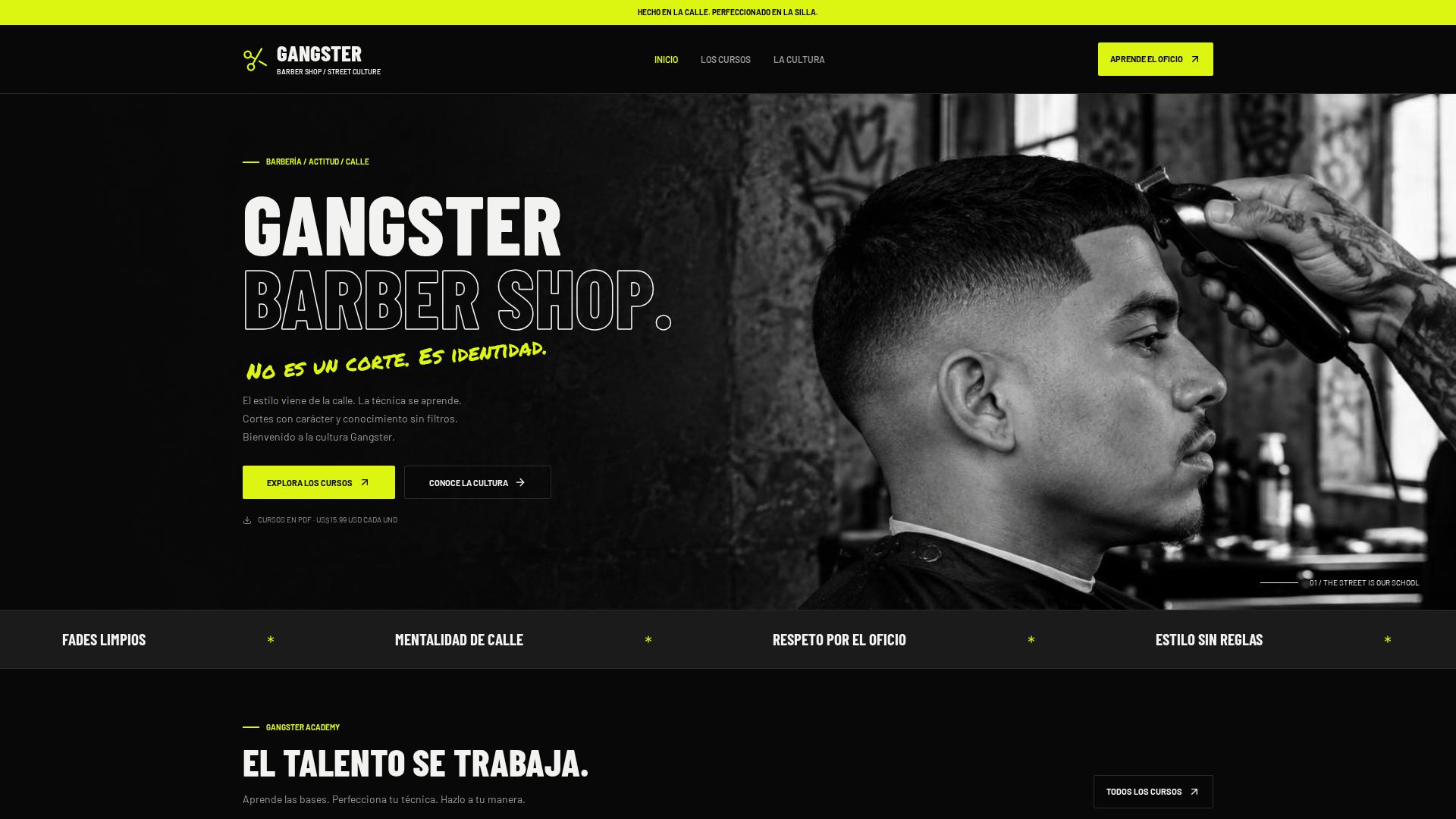 Gangster Barber Shop Academy