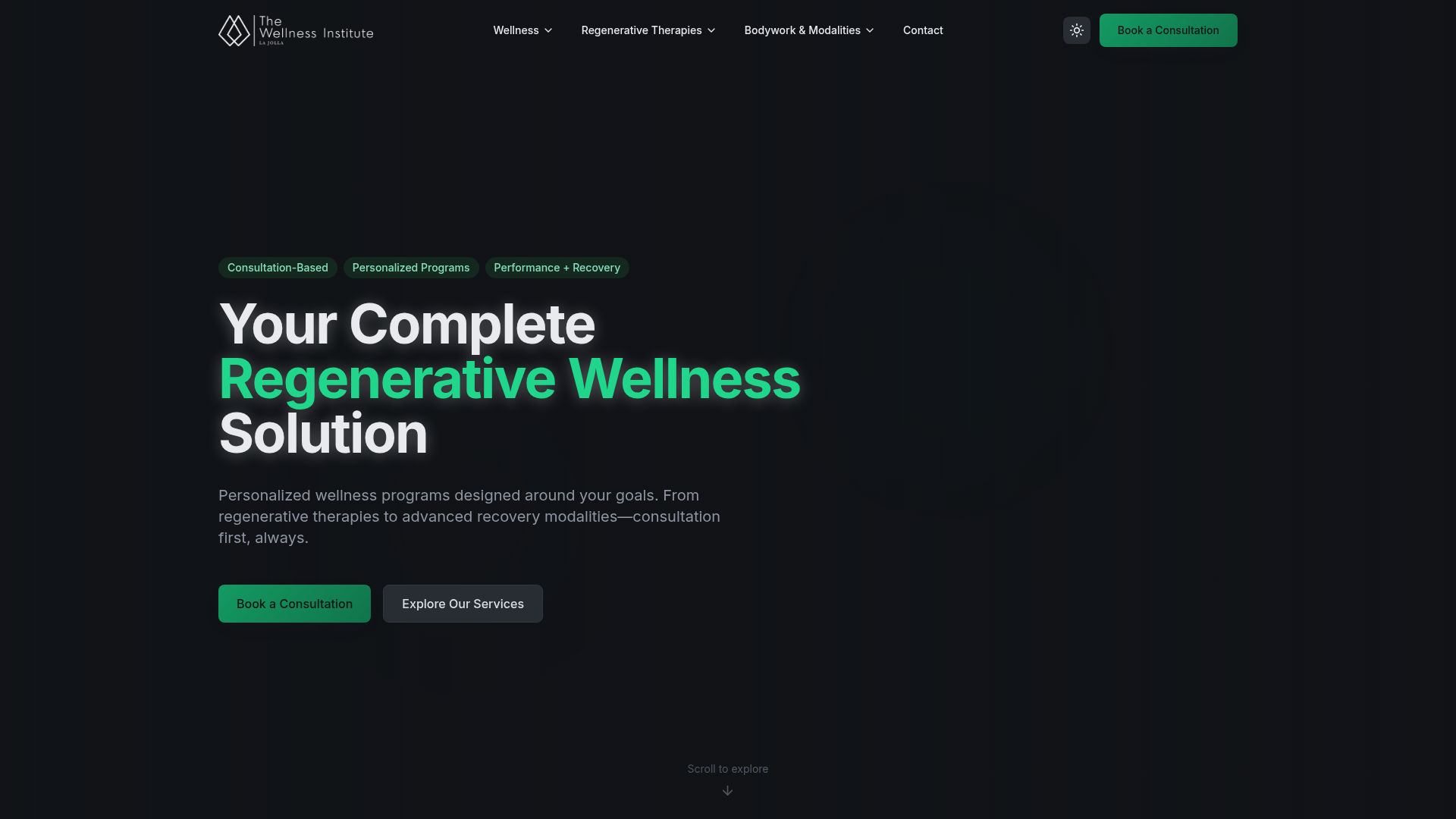 The Wellness Institute – La Jolla (La Jolla, California)