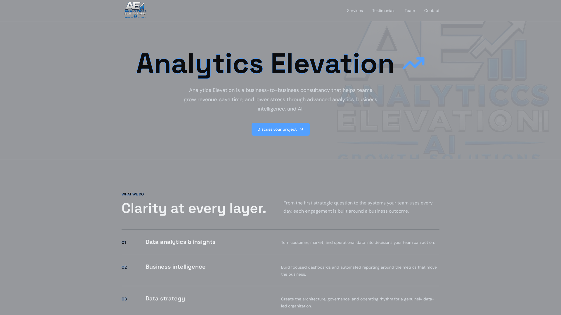 Analytics Elevation AI Growth Solutions — photo from the business website