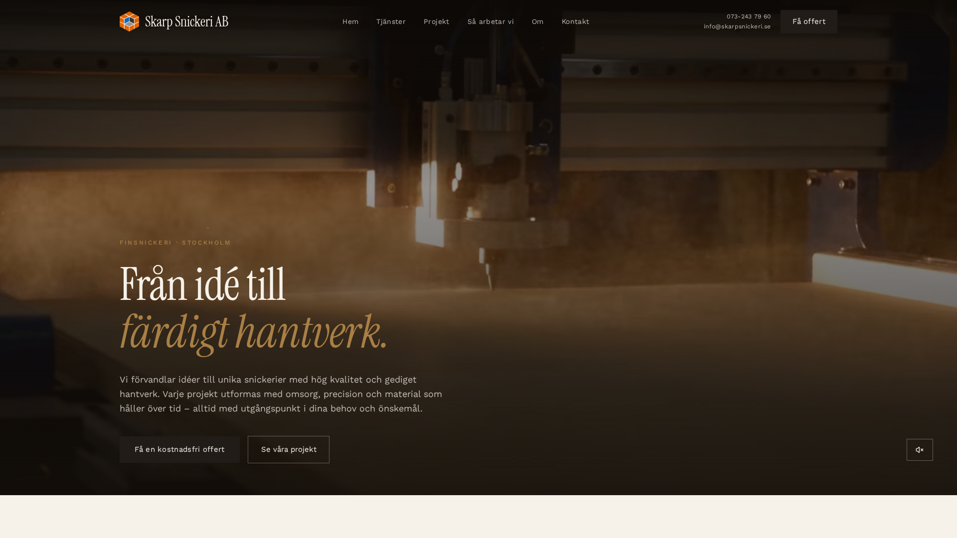 Skarphagen Bygg & Snickeri AB logotyp