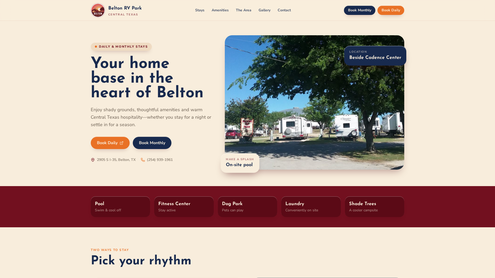 Belton RV Park RV park in Belton, TX (photo 1)