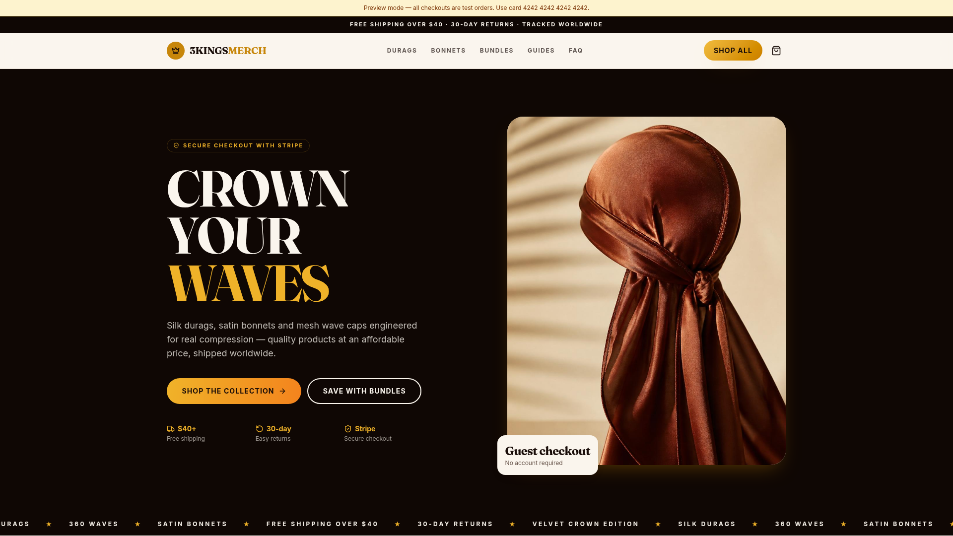 Satin Bonnets for Sleeping & Curl Protection | 3kingsmerch