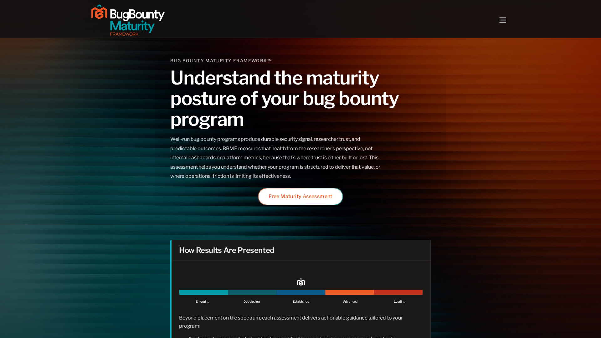 Bug Bounty Maturity Framework — Bug Bounty Maturity Framework Assessment