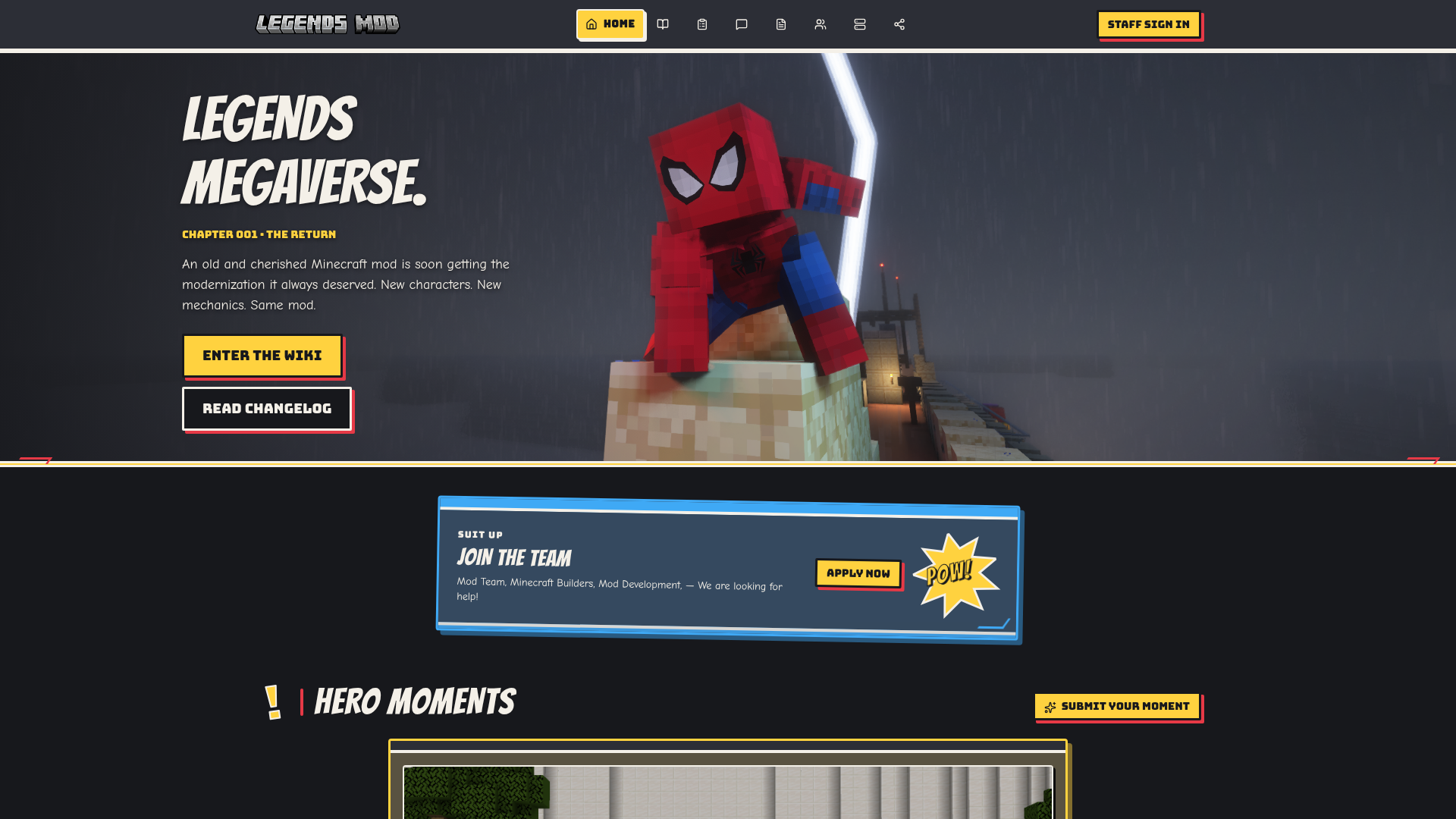 Minecraft Rising Legends Mod Changelog — Minecraft Legends Mod