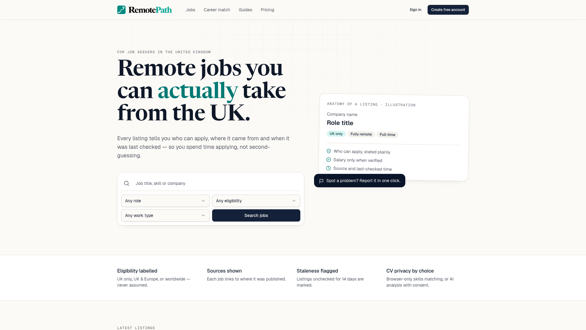 Pricing — Free and Pro plans | RemotePath
