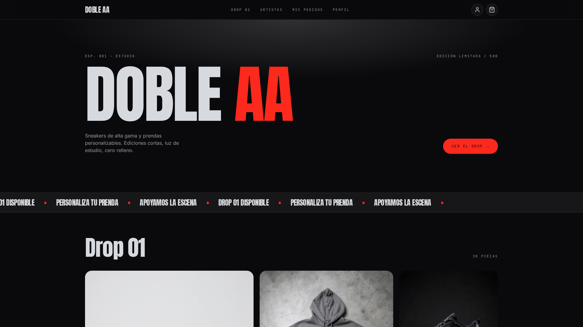 DOBLE AA — Sneakers y ropa urbana