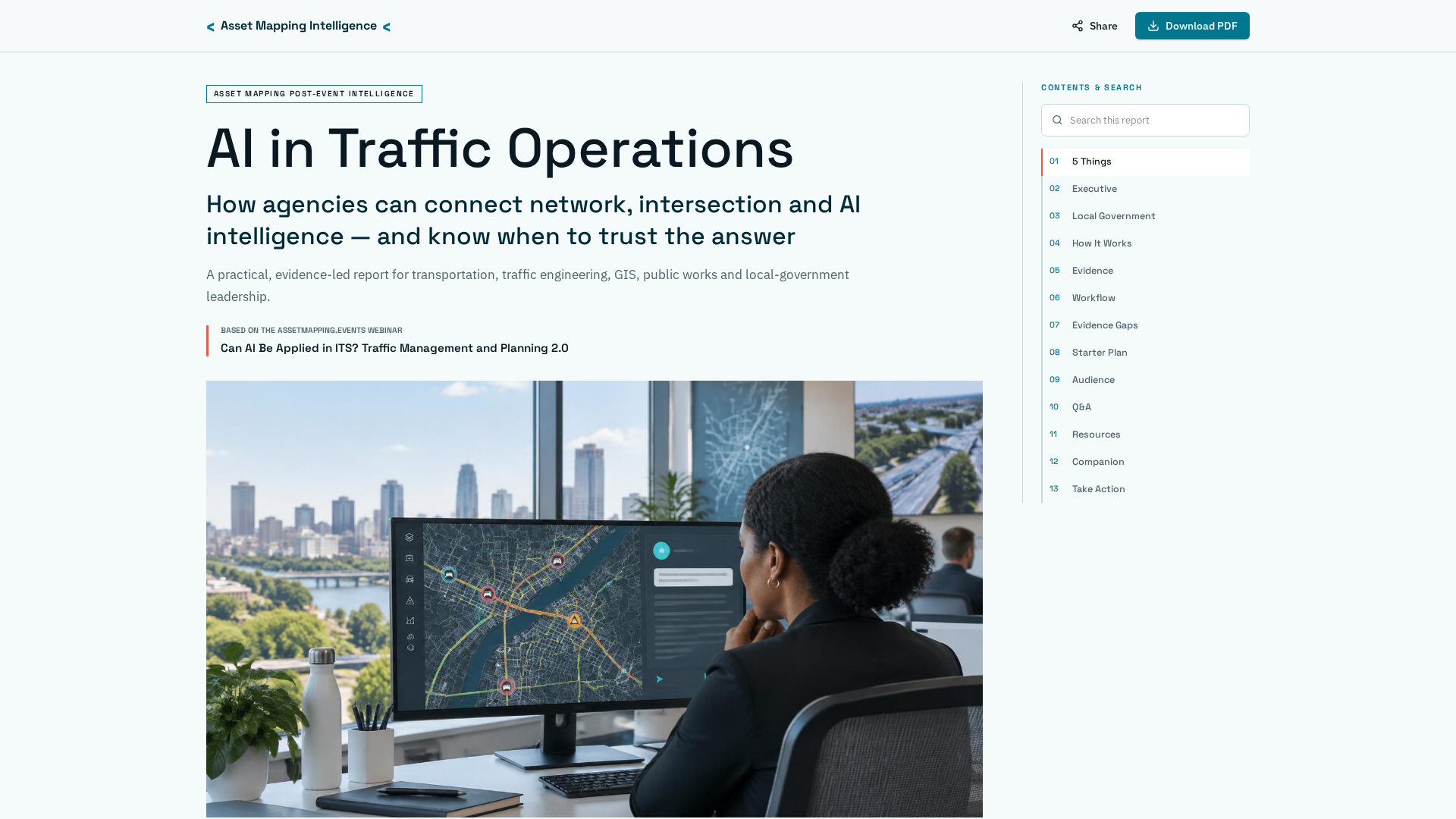 Can AI Be Applied in ITS?