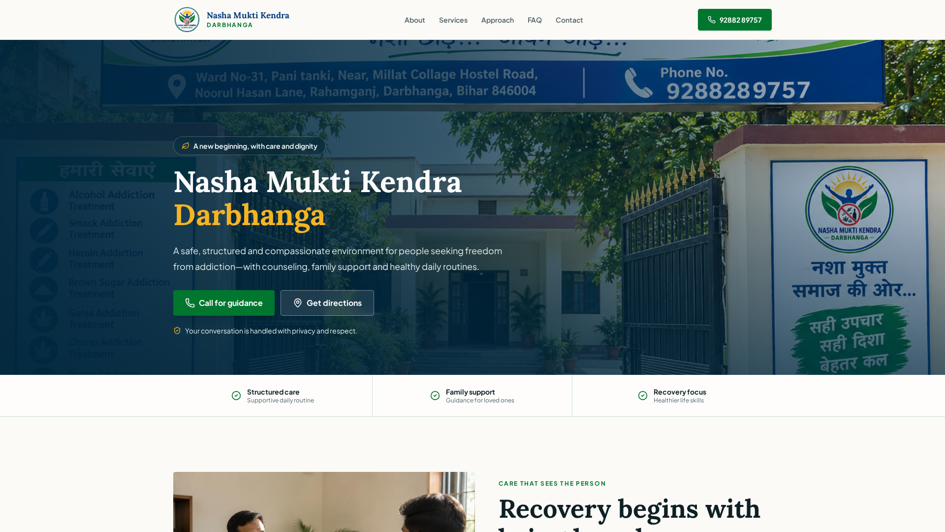 Nasha Mukti Kendra Darbhanga | Rehabilitation & Counseling