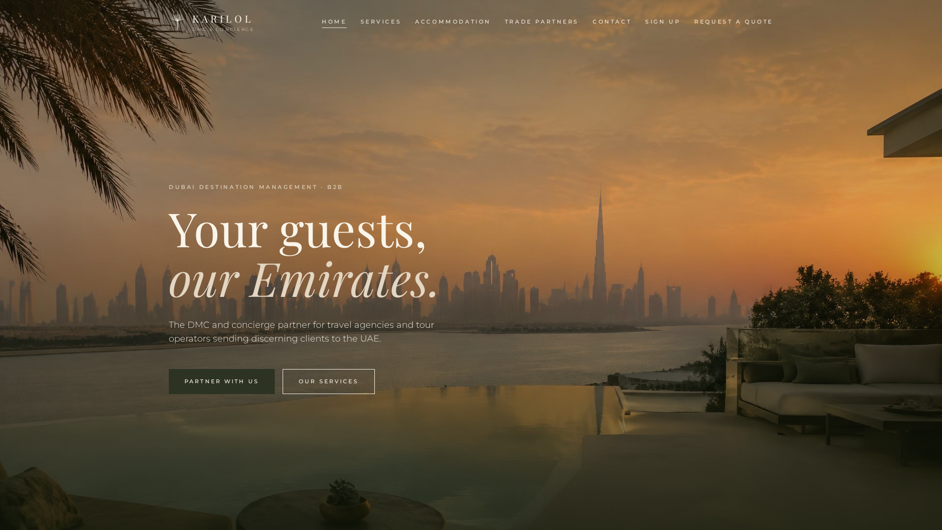 Tour Operatators Trade Partners — Travel Agencies & Tour Operators | Karilol DMC & Concierge