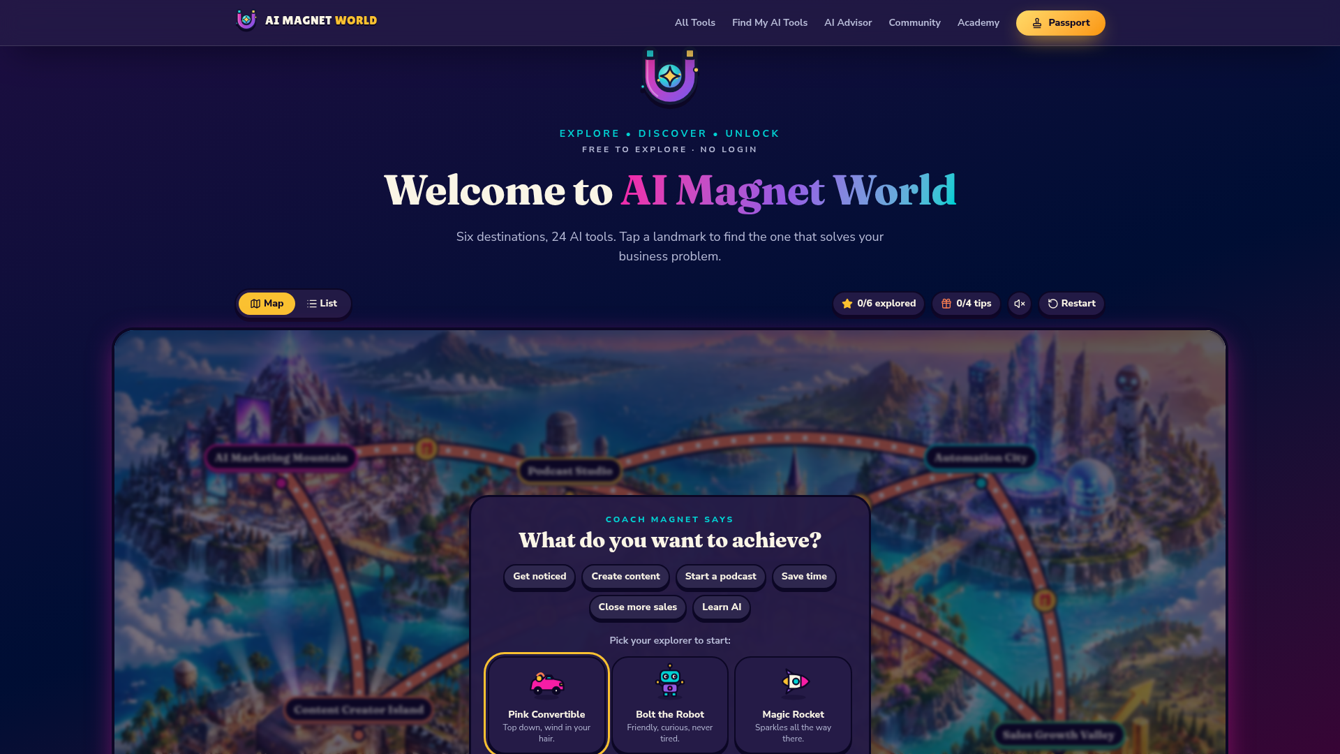 All AI Tools — AI Magnet World
