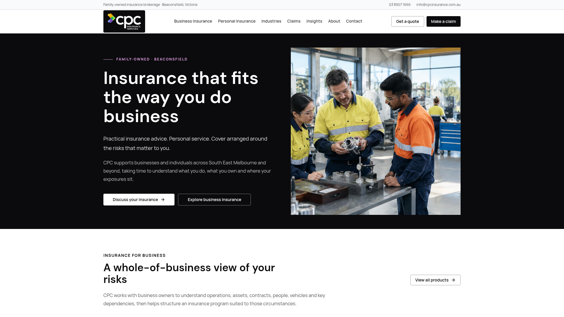 Trades Insurance | CPC Insurance Services