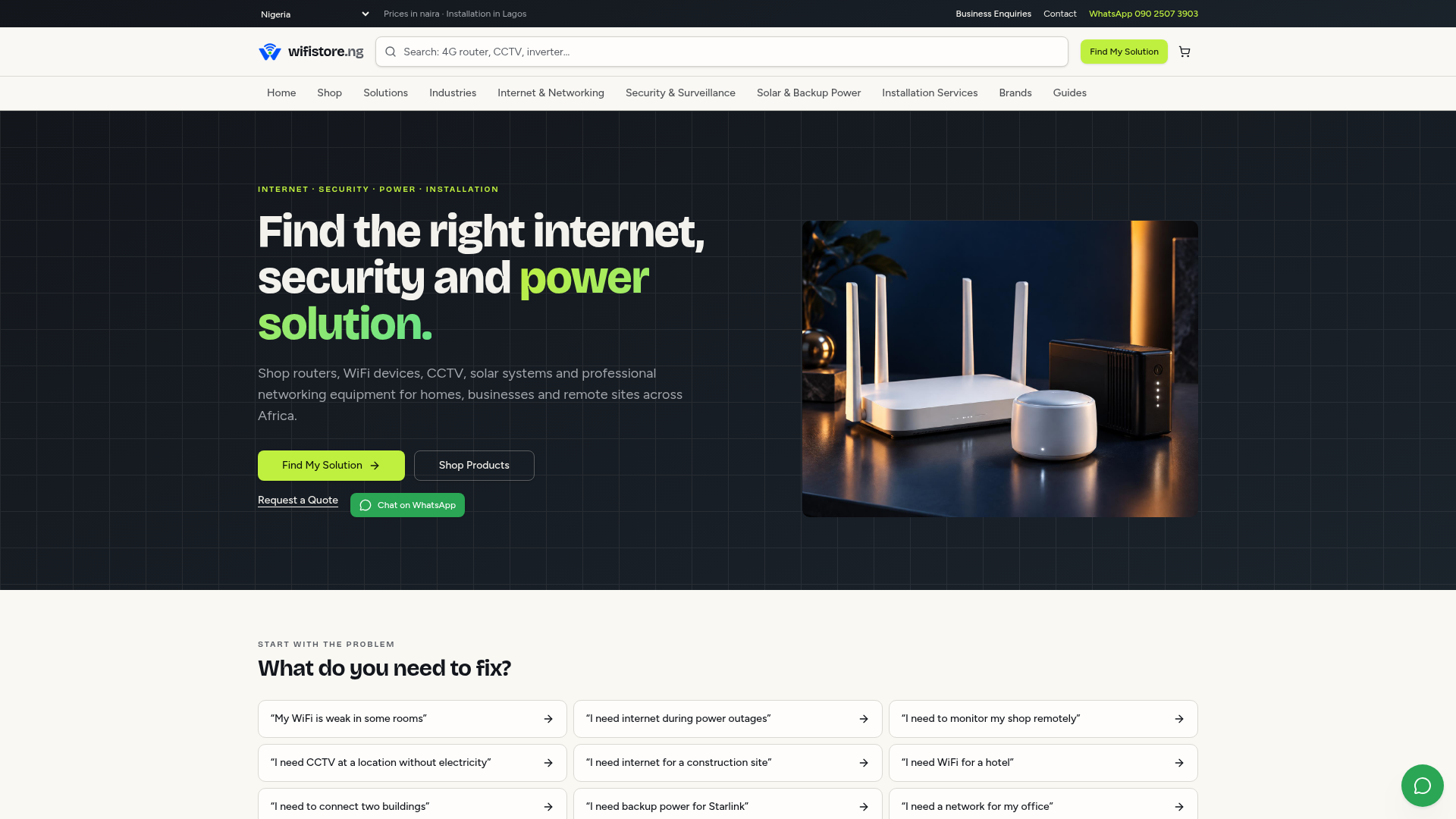 Internet & Networking — Routers, MiFi, mesh WiFi, Starlink, switches ...