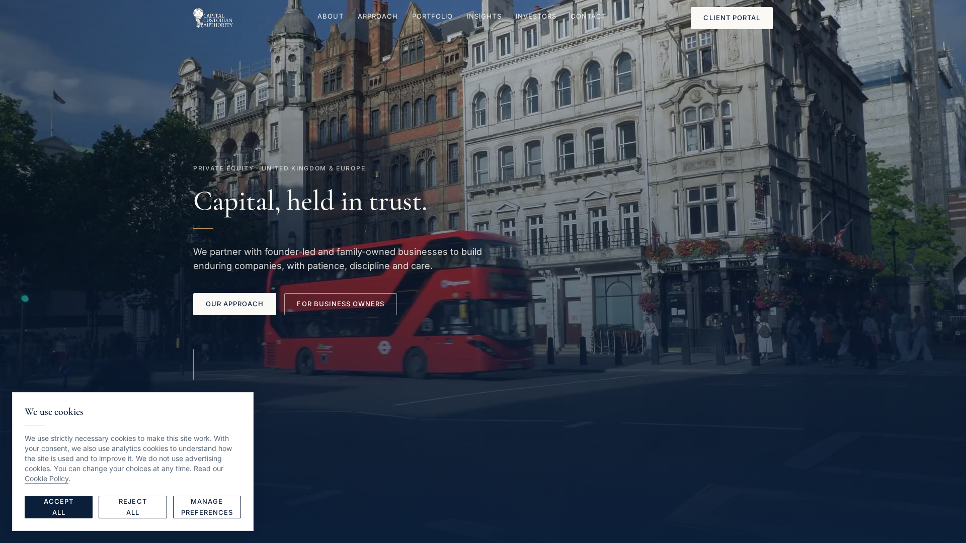 Regulatory Disclosures | Capital Custodian Authority