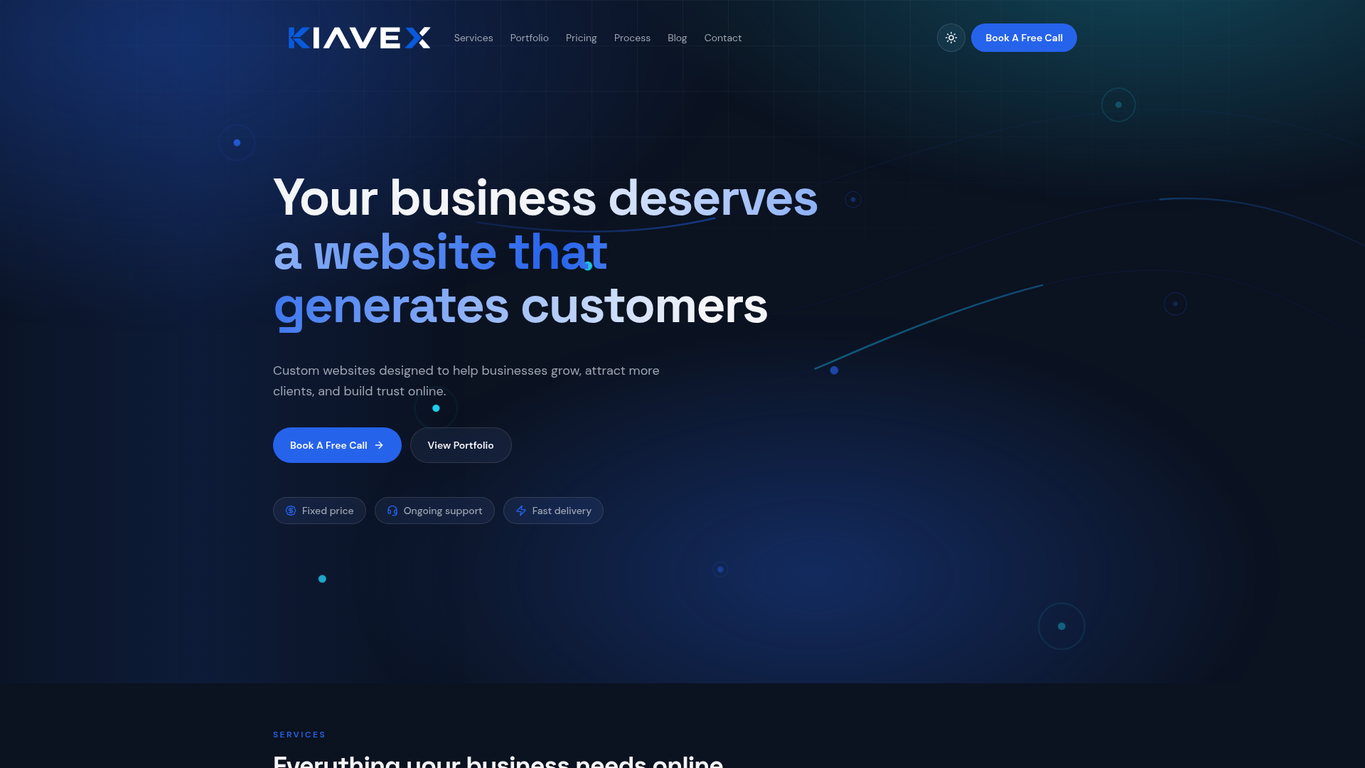 Web Design & Development Company for US Businesses | KIAVEX