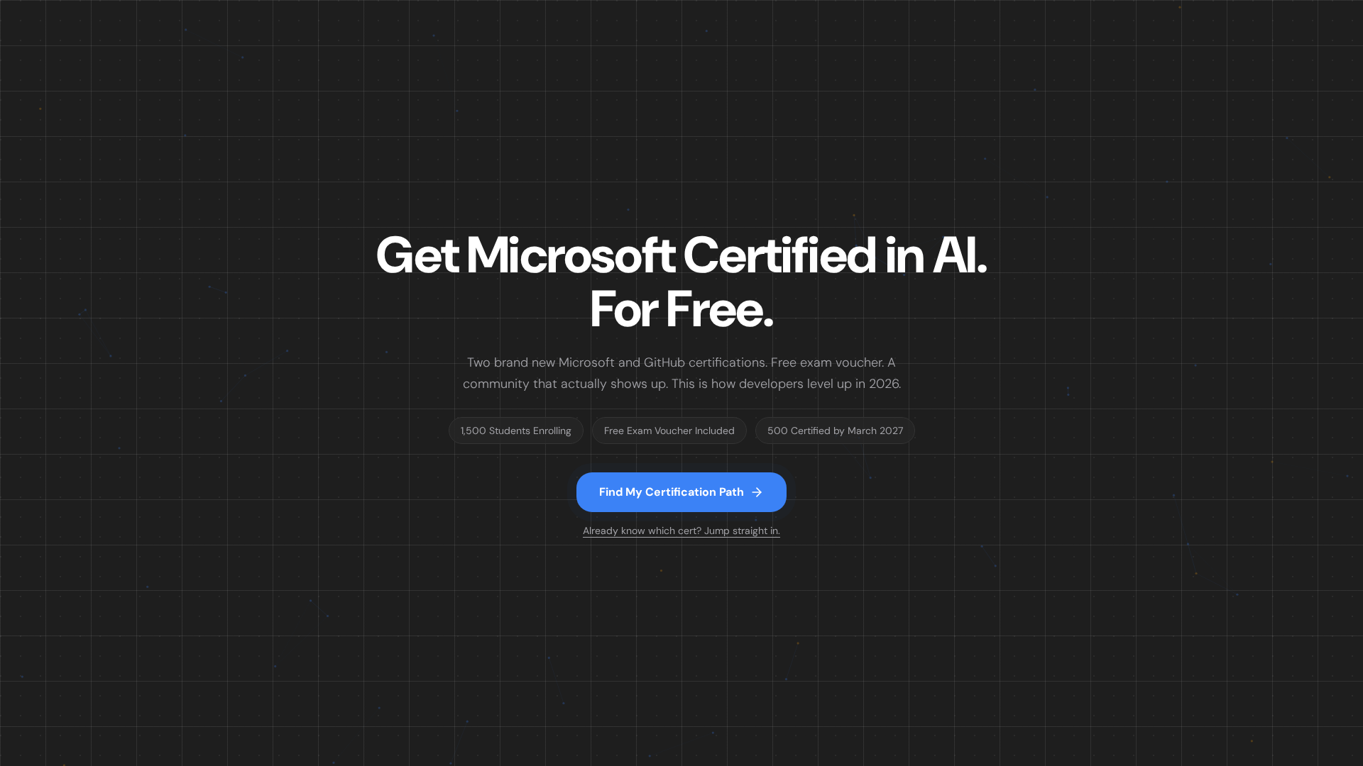 Get Microsoft Certified in AI. For Free. | Learn Homebase