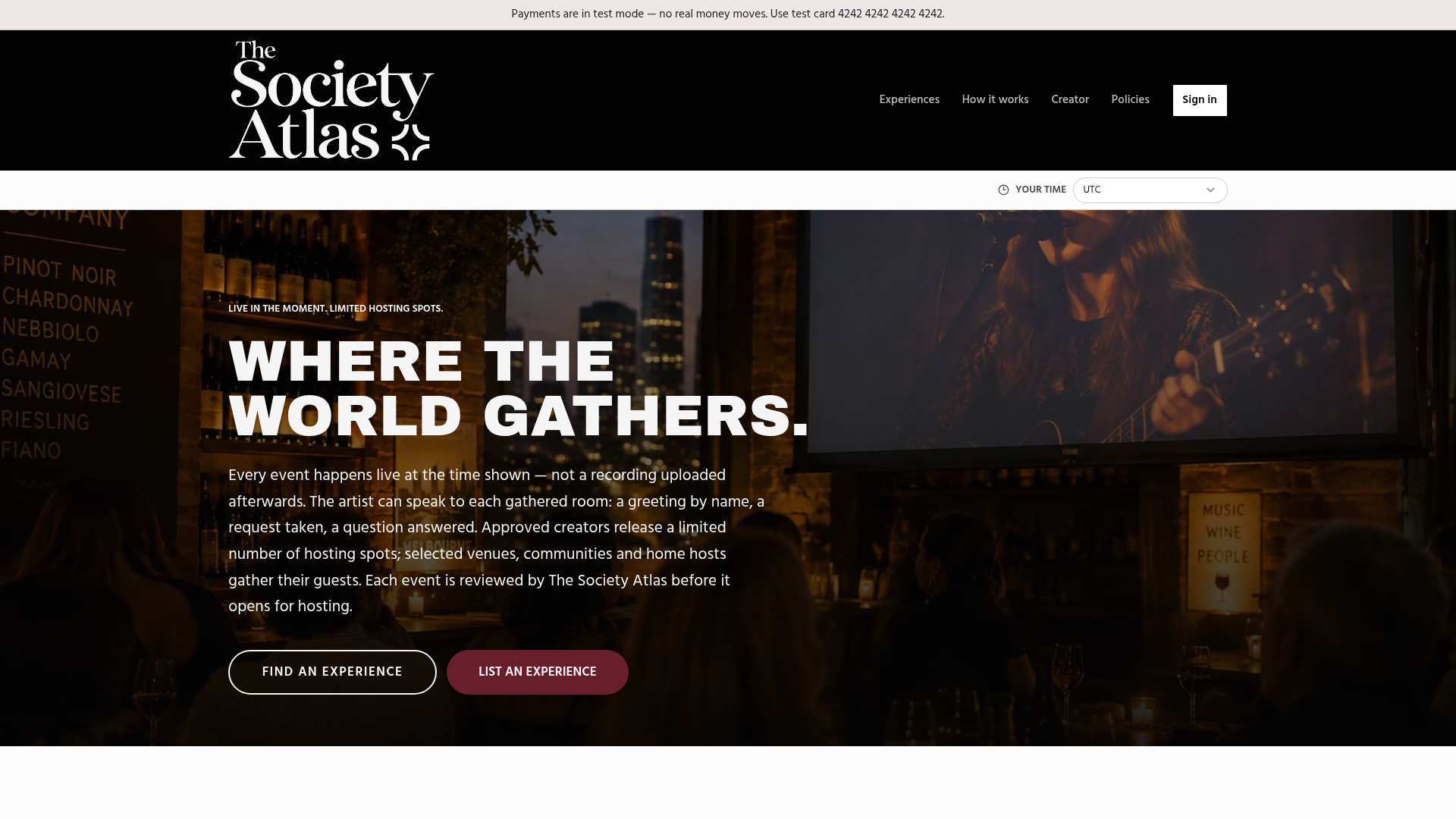 The Society Atlas — Where The World Gathers