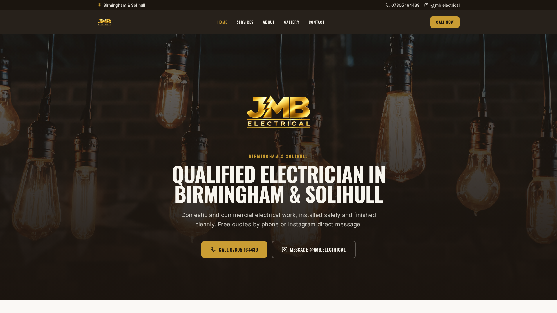 J M B Electrical logo