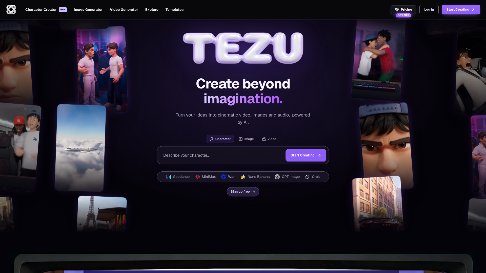 Tezu tezu · AI video & image