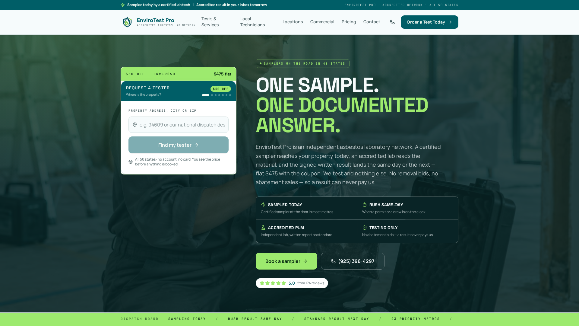EnviroTest Pro San Francisco