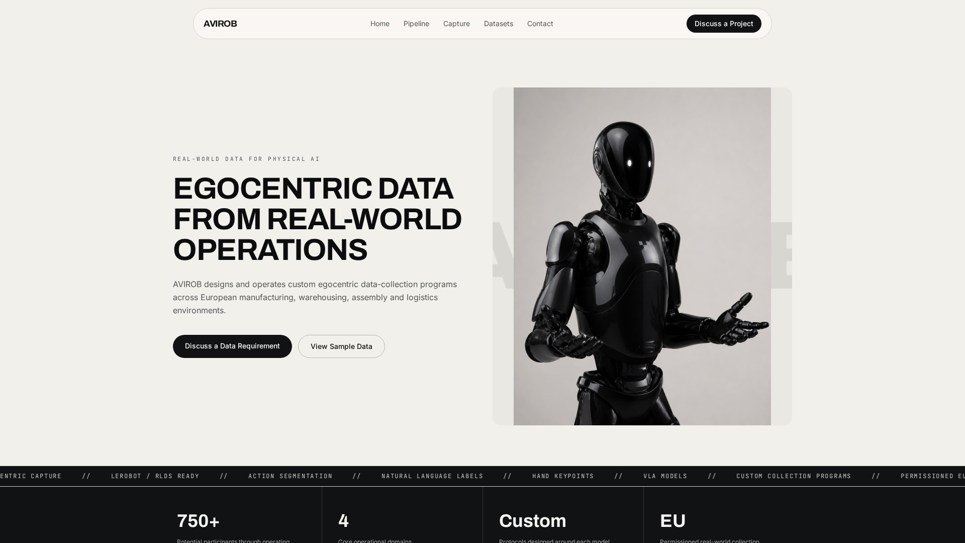 Collection Programs — AVIROB Egocentric Data