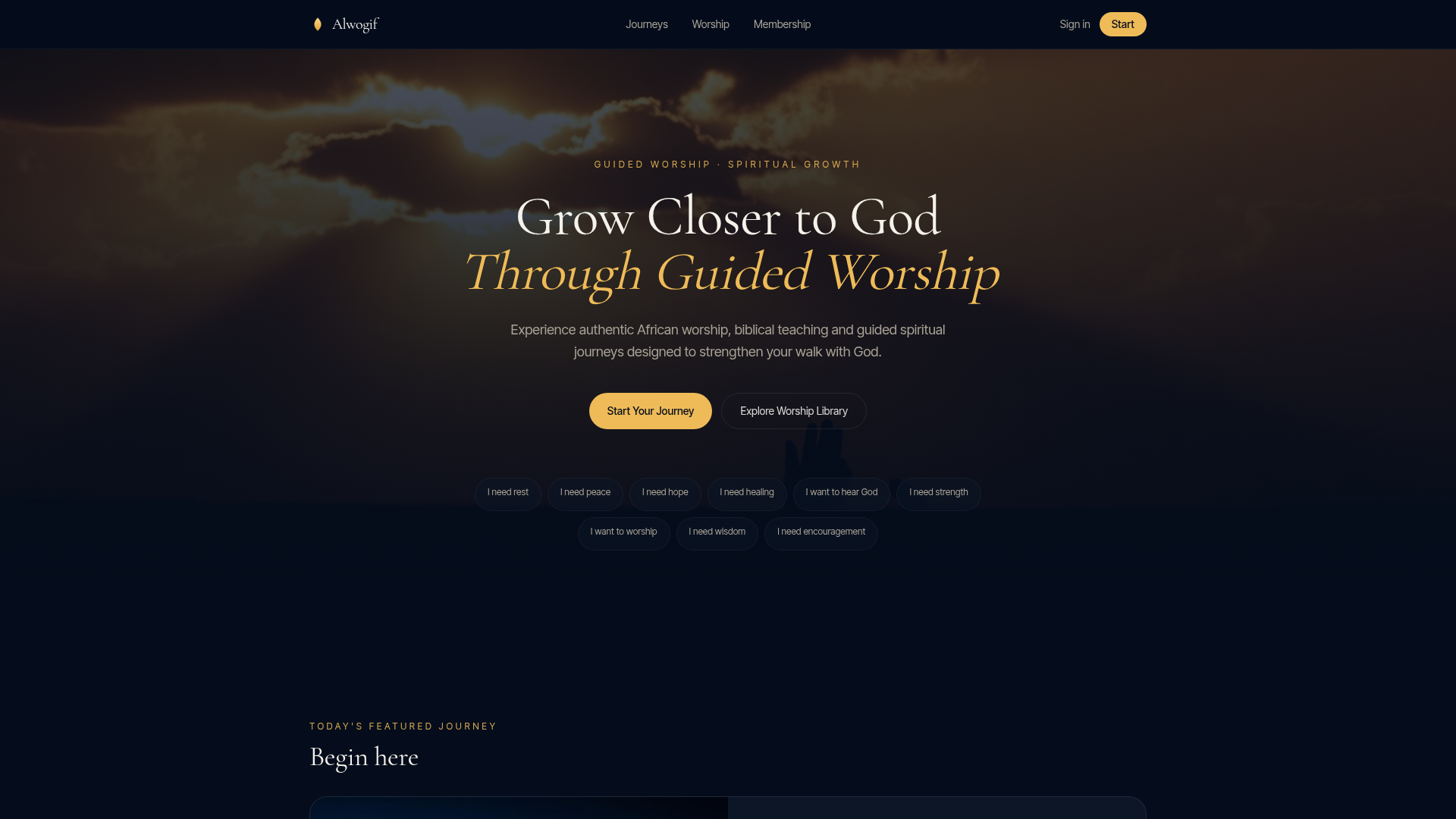 Finding Peace — Alwogif