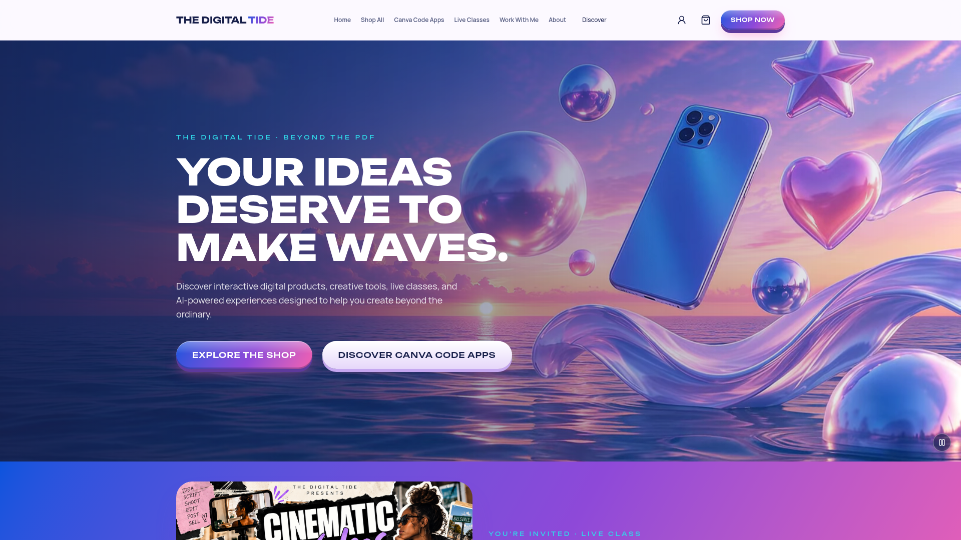 Strat Session Invite Work With Coach Jones — The Digital Tide