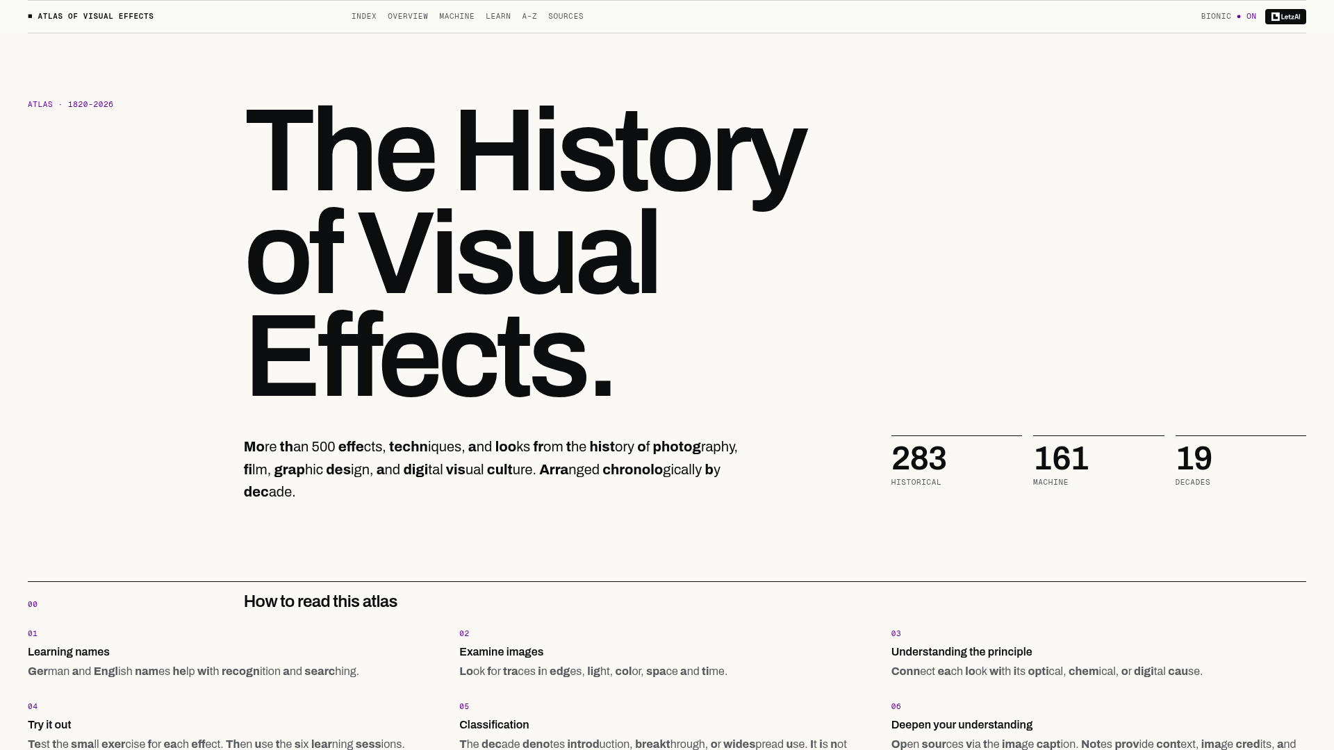 Stencil Coloring (1900s) — Atlas of Visual Effects
