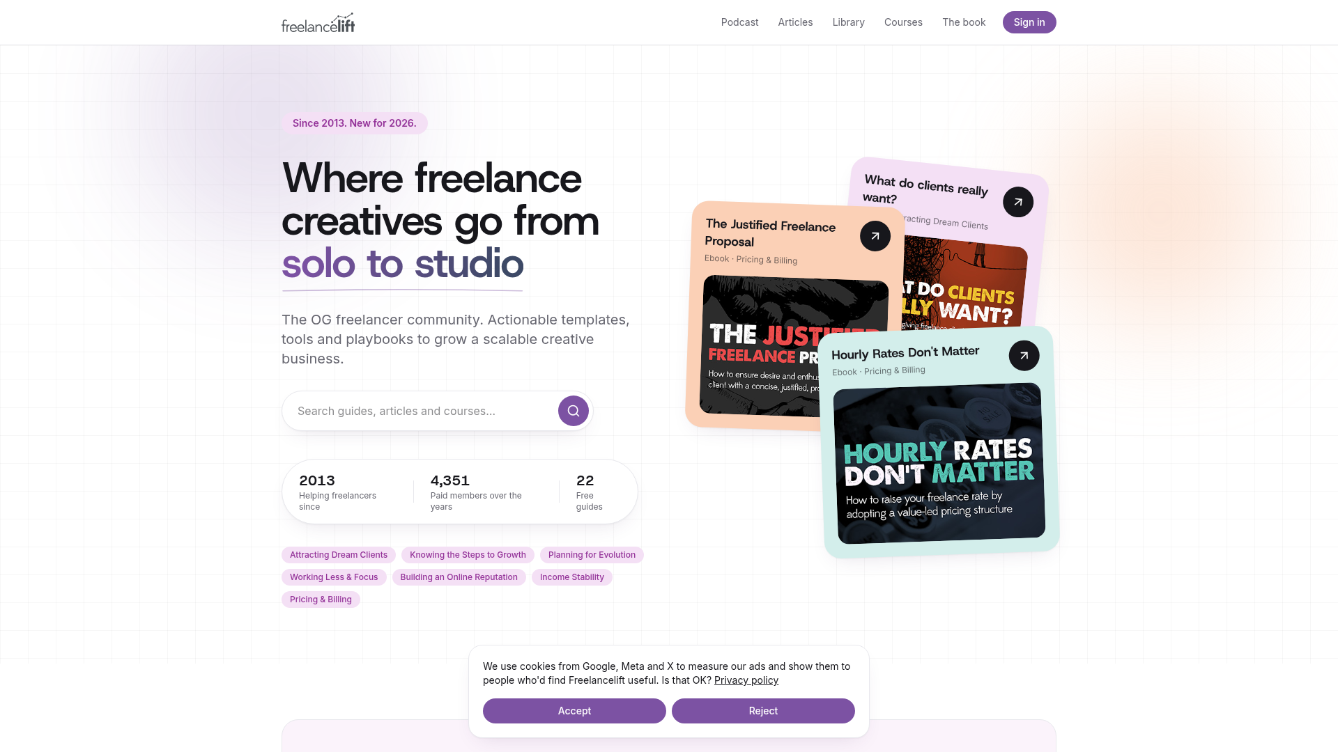 Proposal template & structure guide · Freelancelift