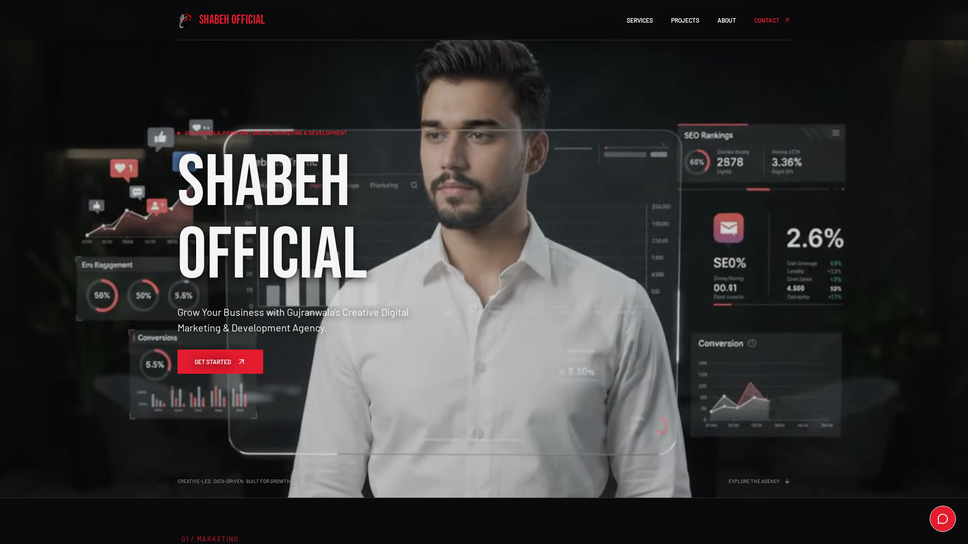 SHABEH OFFICIAL Digital Marketing Agency Gujranwala logo