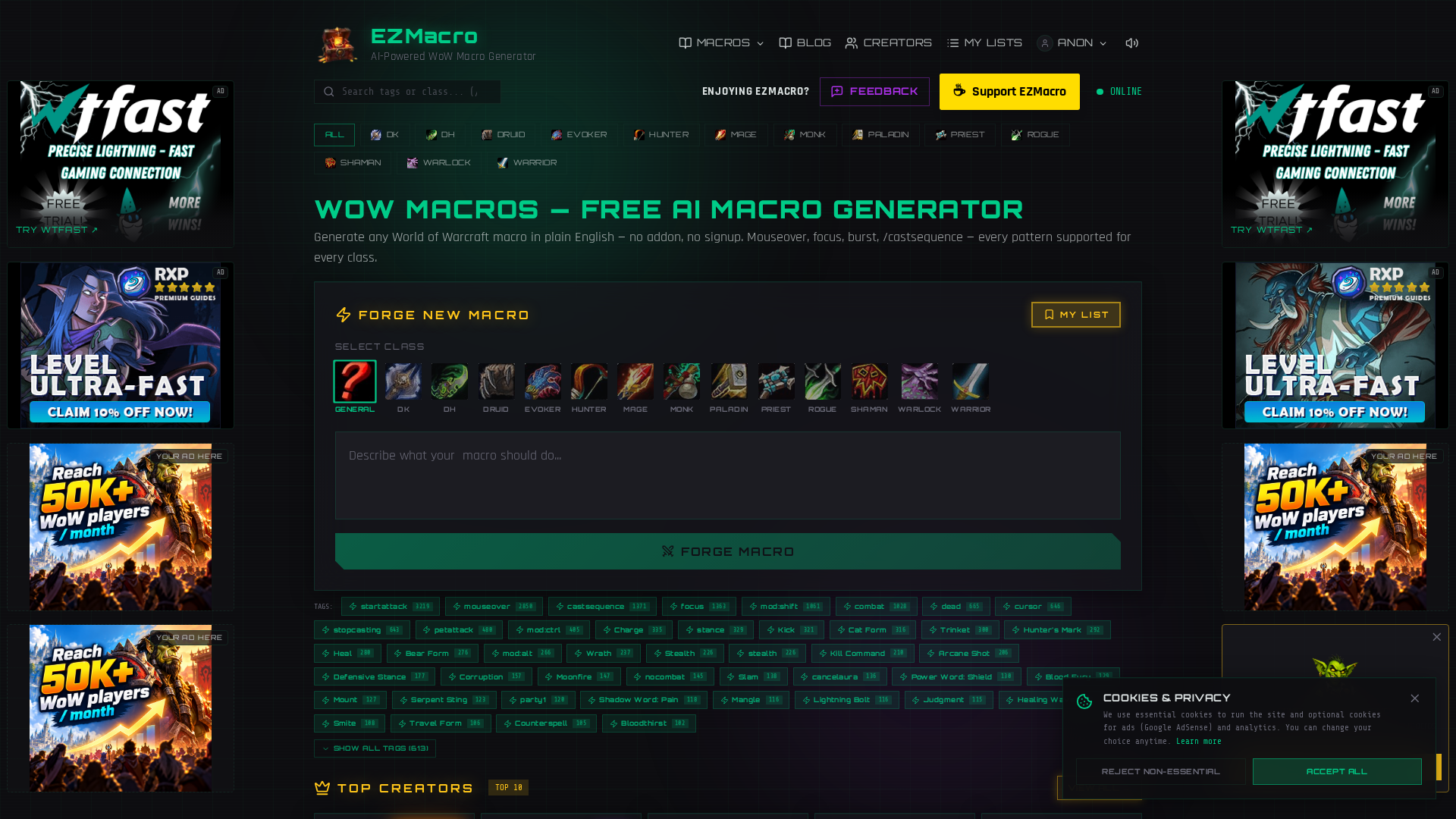 Chain Heal WoW Macros — EZMacro